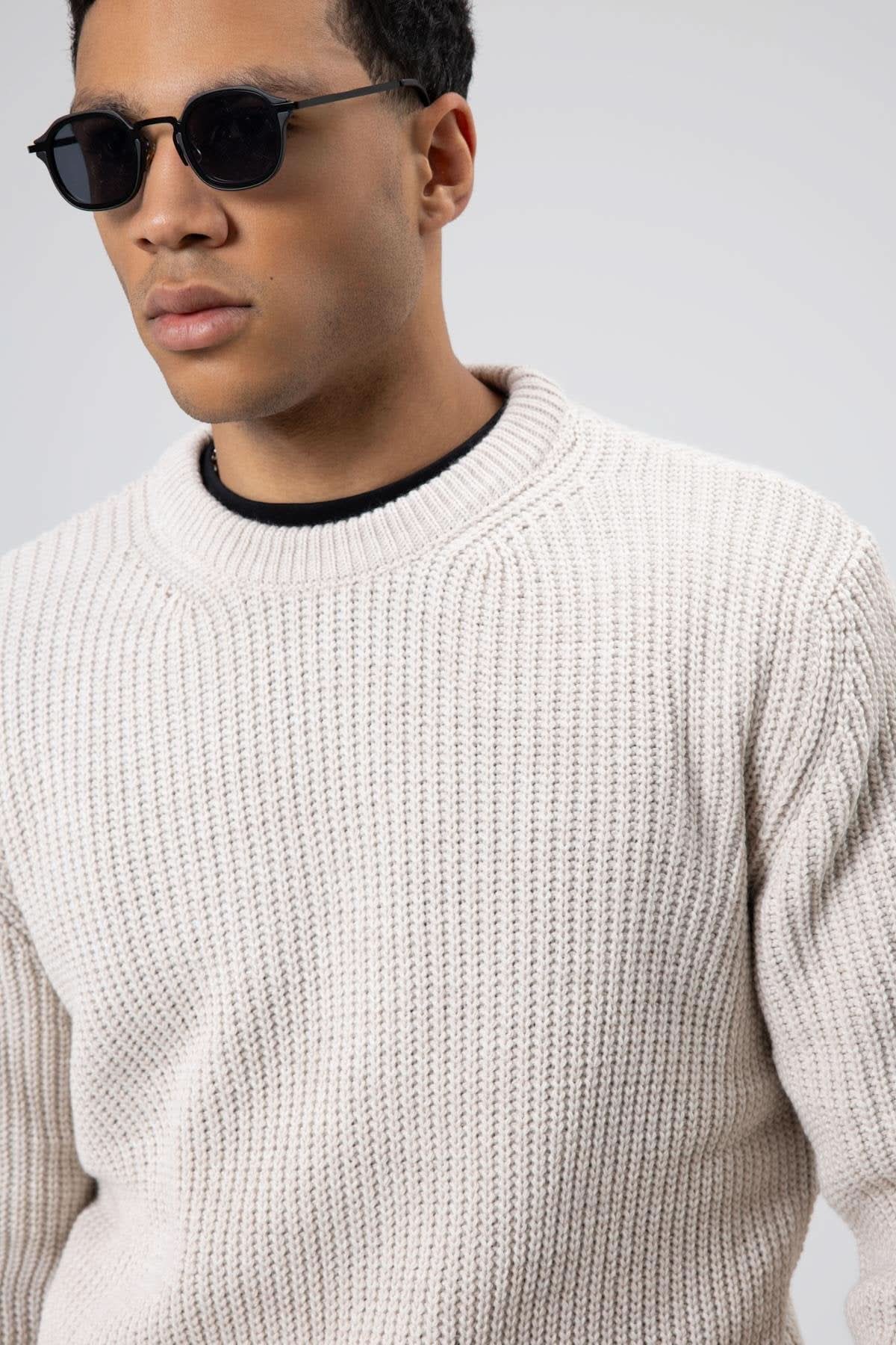 Crew Neck Knitwear Sweater
