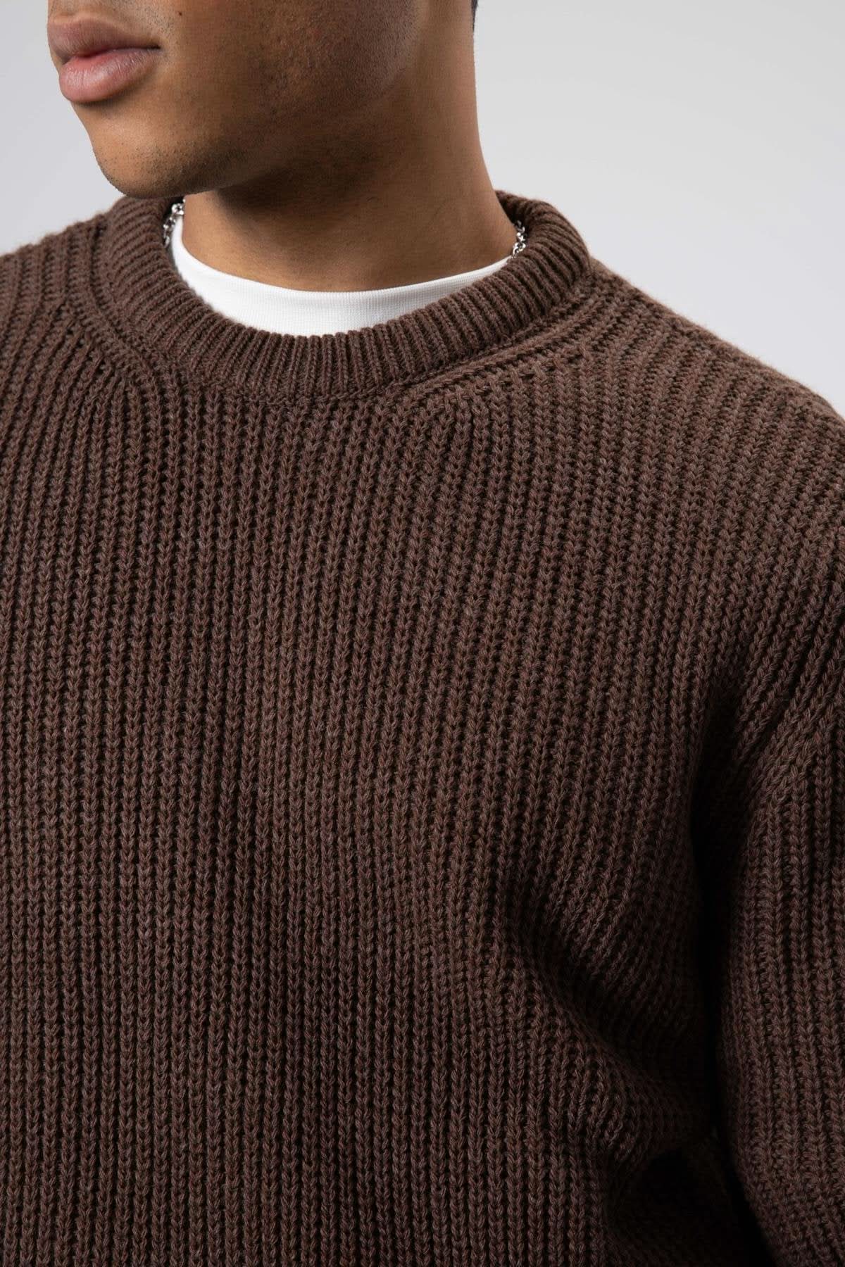 Crew Neck Knitwear Sweater