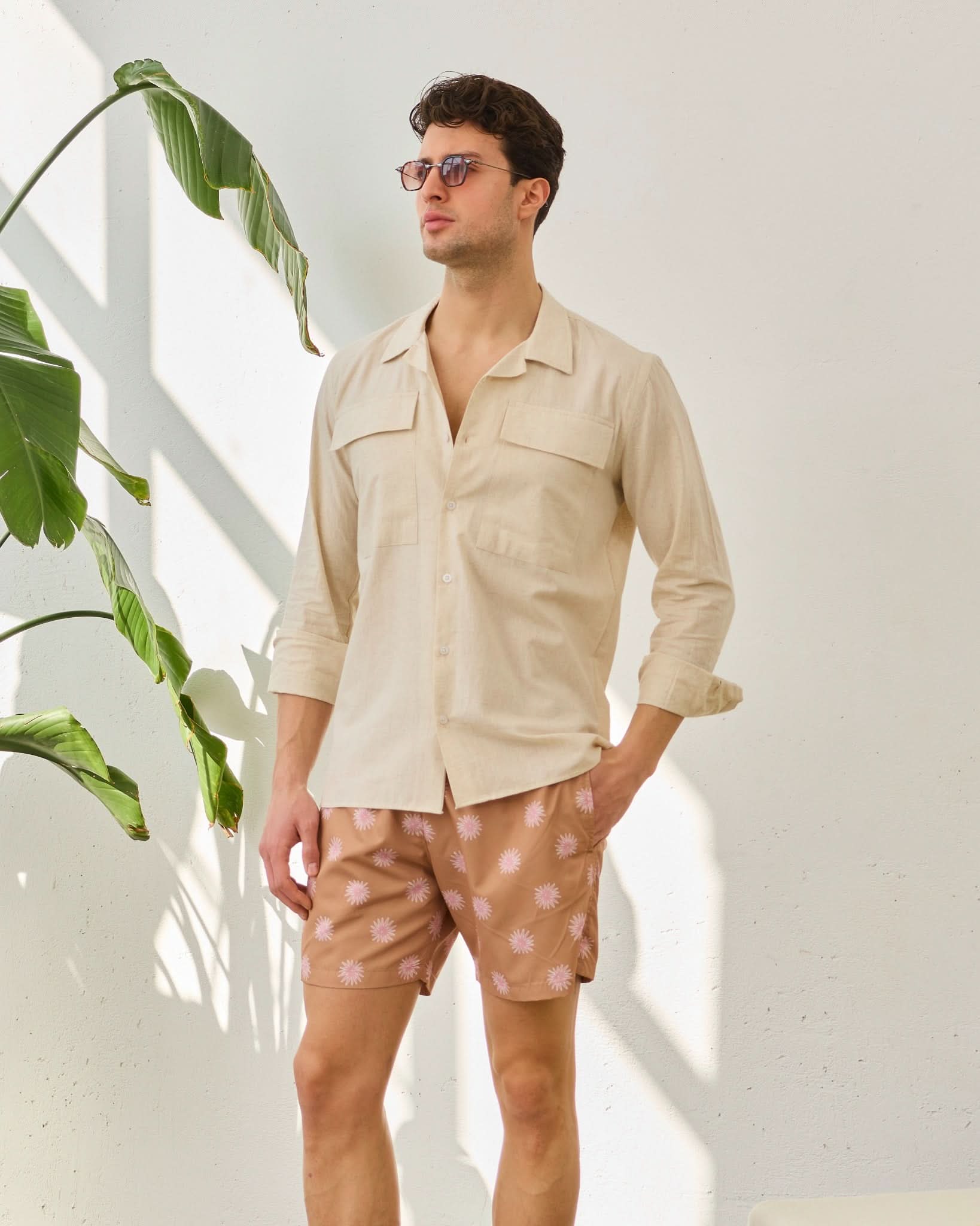 Sea Flower Swiming Shorts