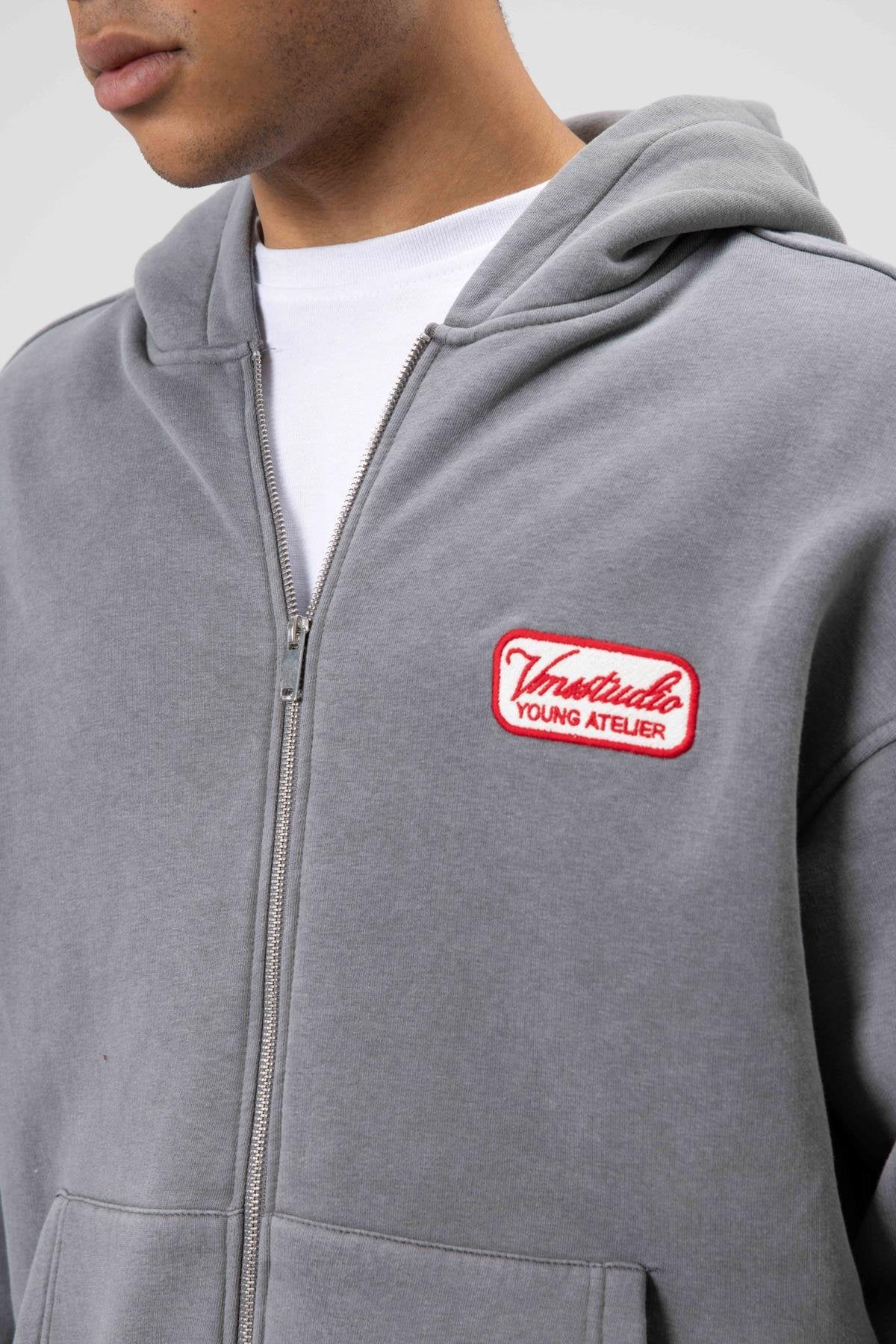 Oversize Zippered Jacket