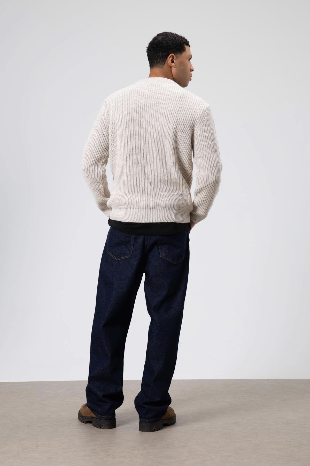 Crew Neck Knitwear Sweater