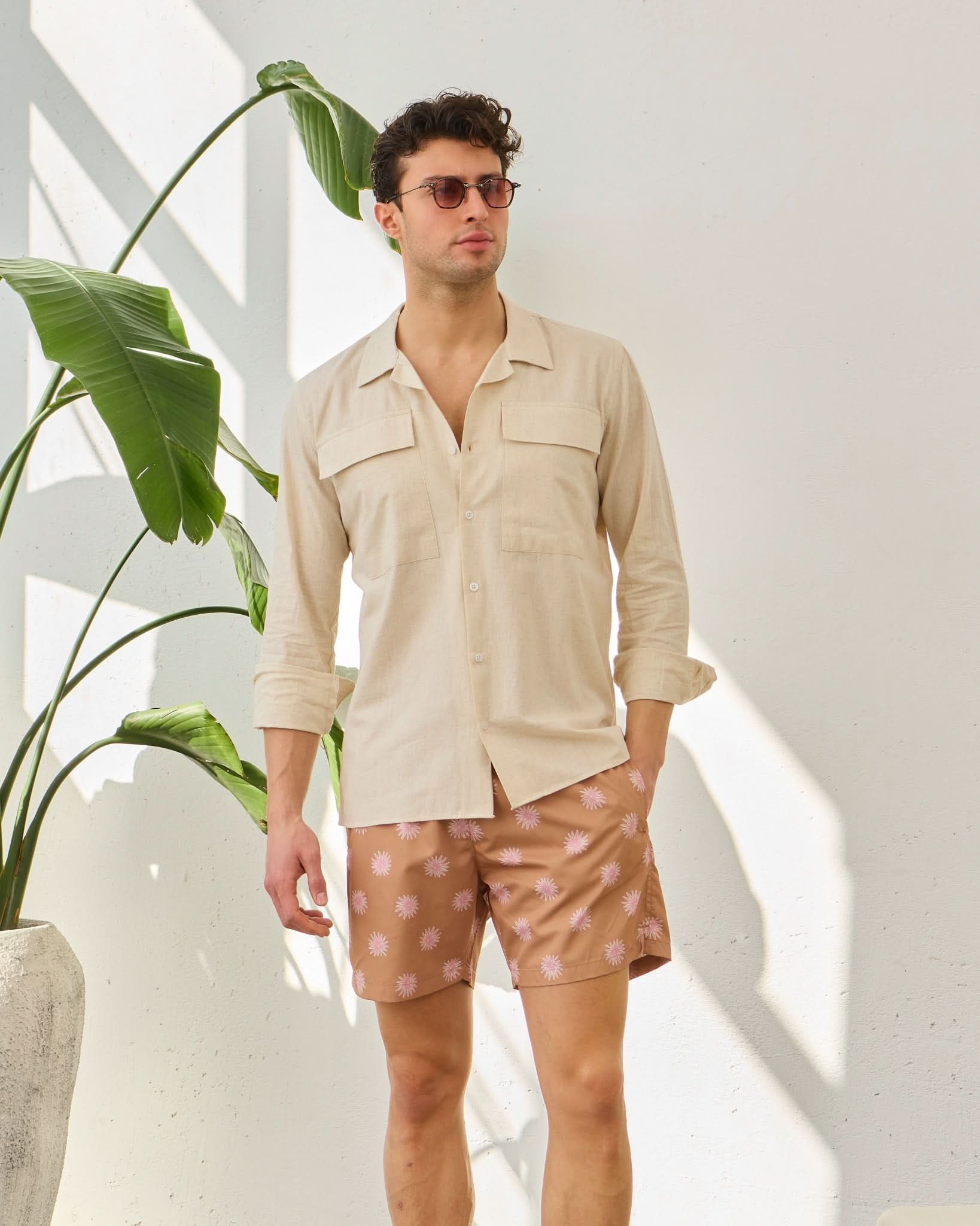 Sea Flower Swiming Shorts