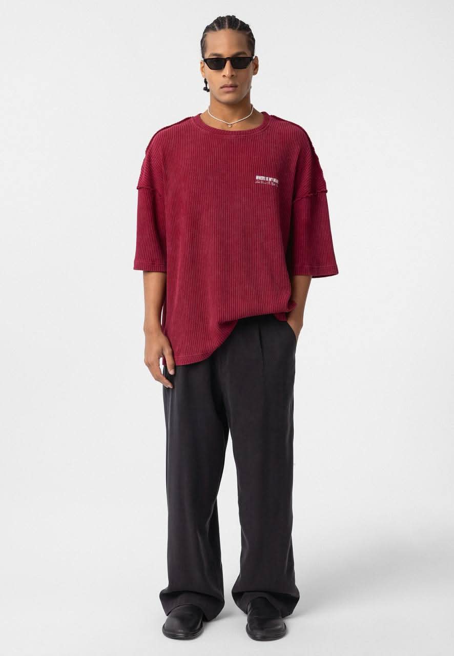 Embroidered Oversized T-shirt