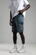 Cargo Denim Shorts