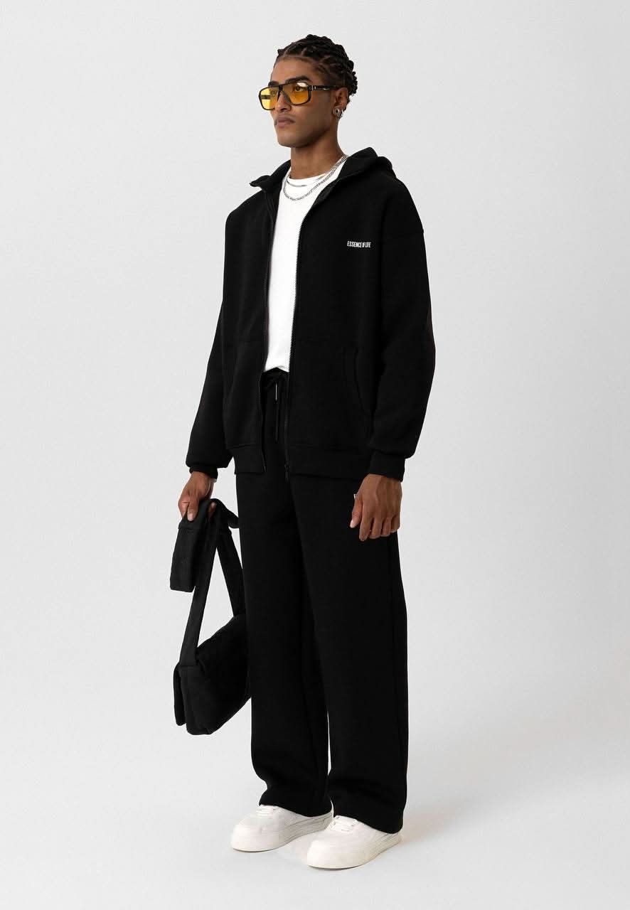 Essence Black Zipper Jacket