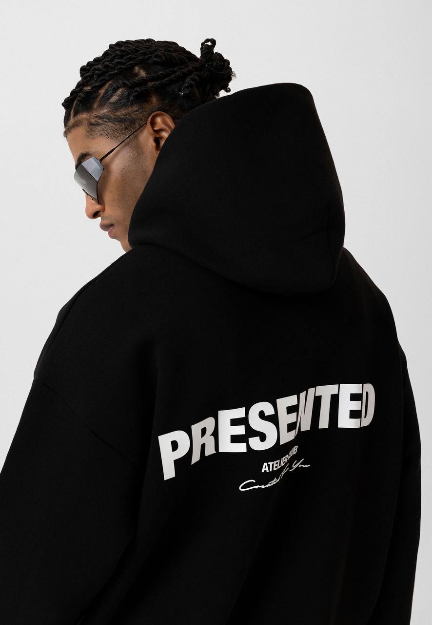 Black presented Hoodie