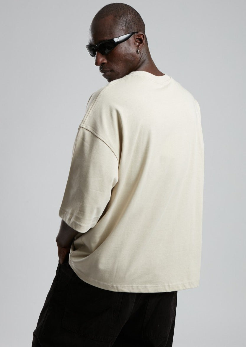 Over Sized Mid Sleeve T-shirt