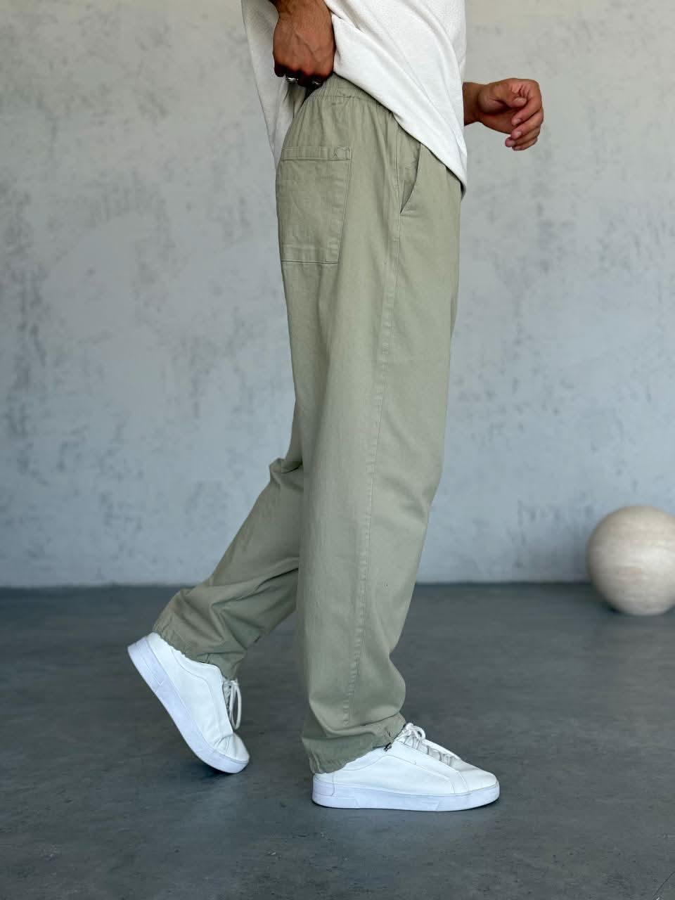 Trousers with Adjustable Legs