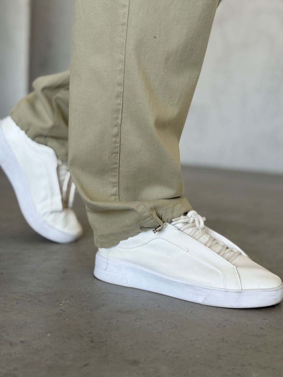 Trousers with Adjustable Legs