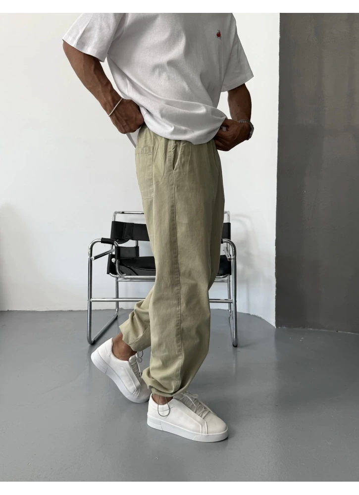 Trousers with Adjustable Legs