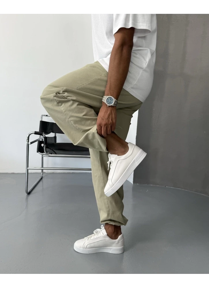 Trousers with Adjustable Legs