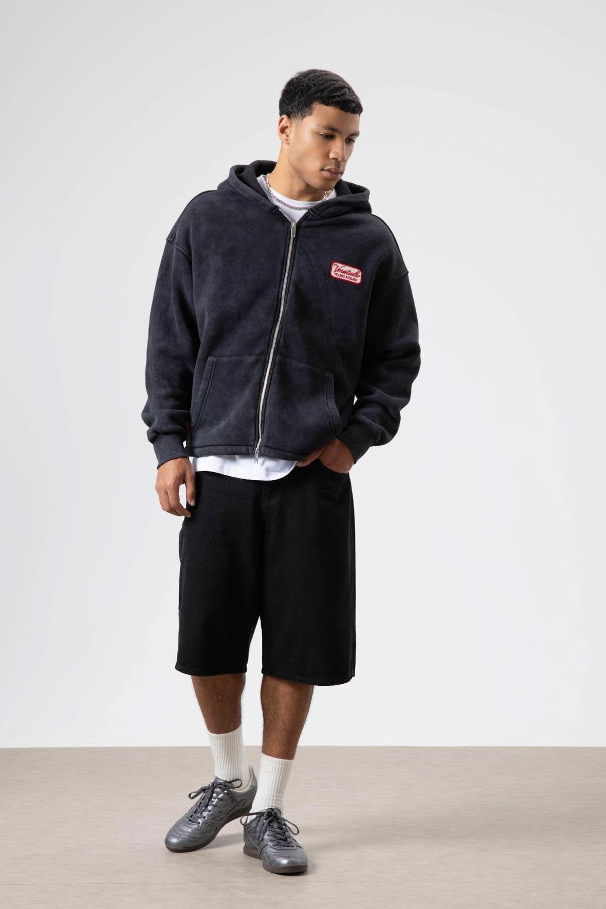 Oversize Zippered Jacket