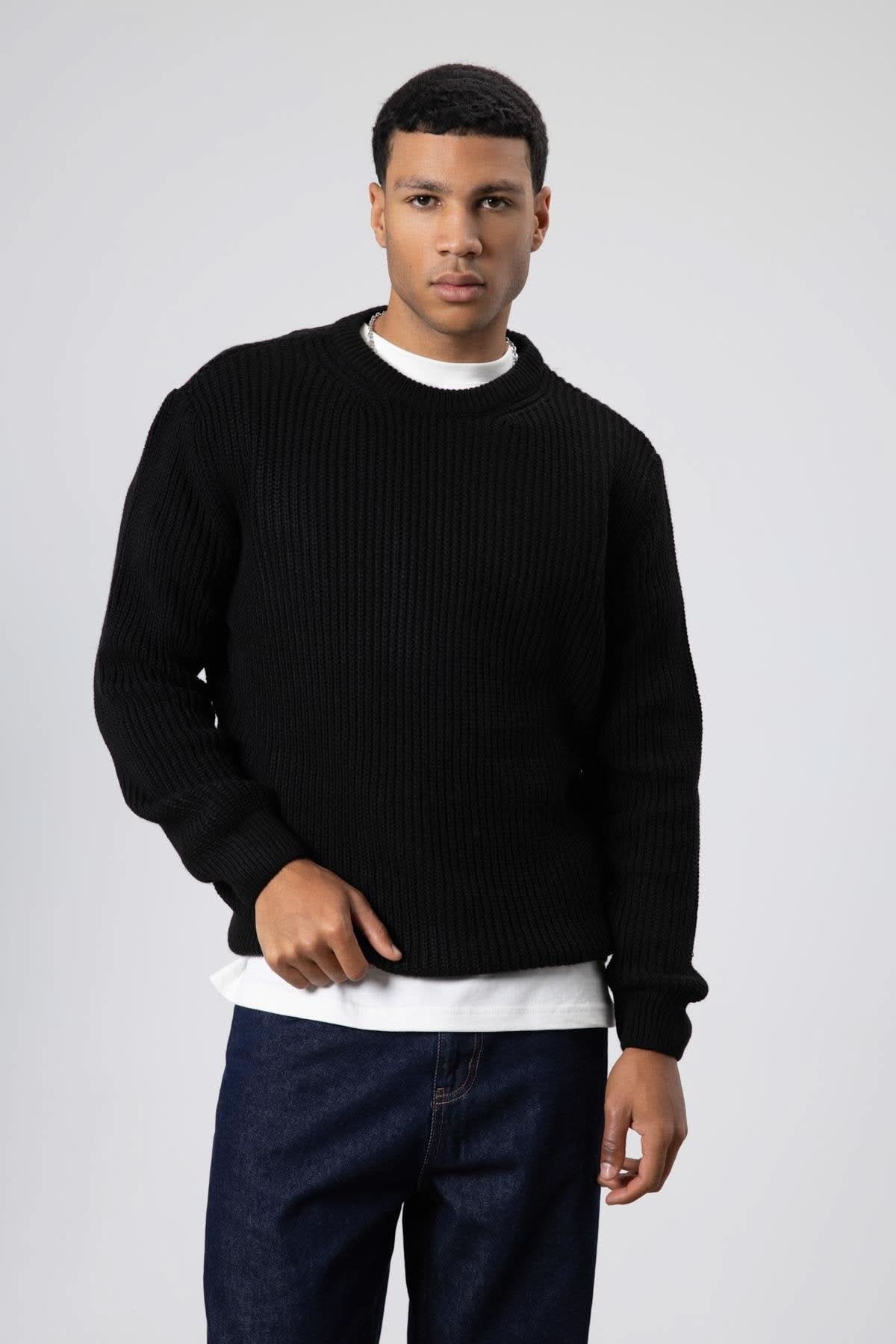Crew Neck Knitwear Sweater
