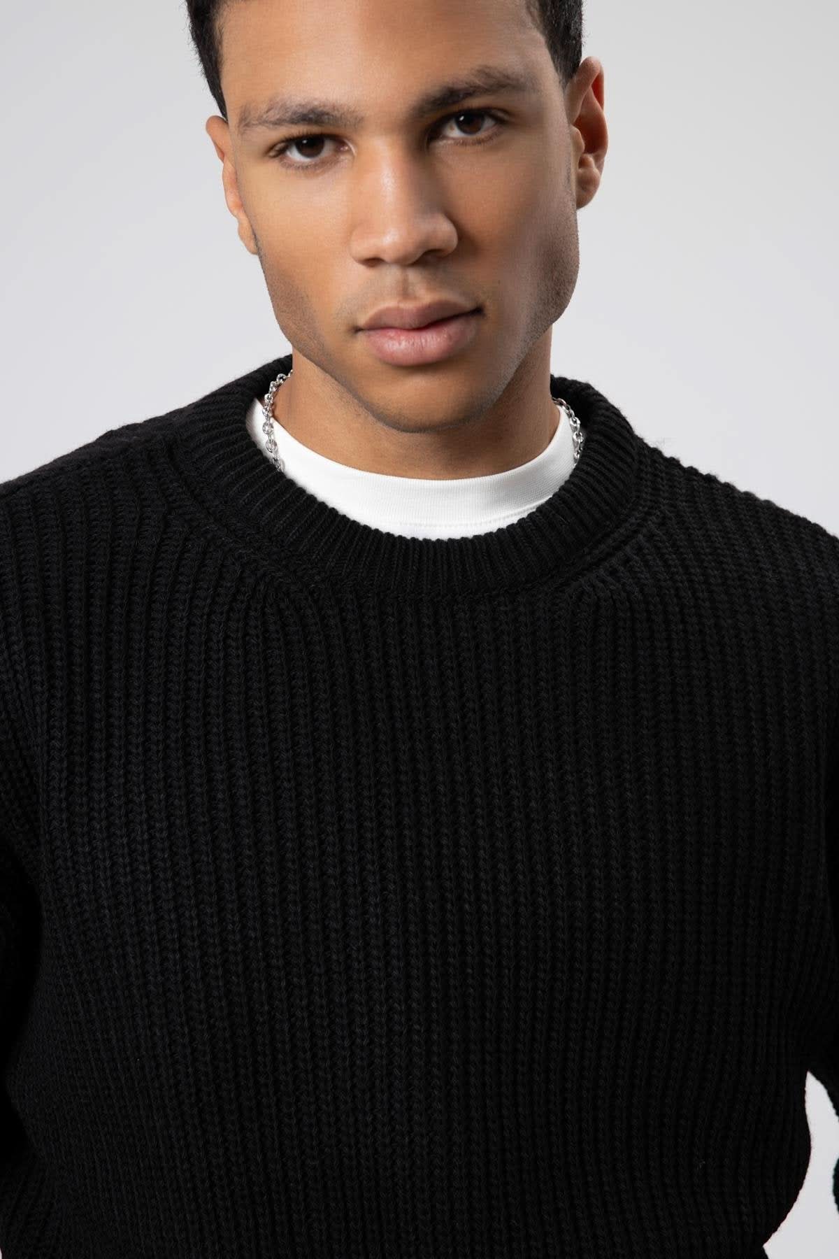 Crew Neck Knitwear Sweater