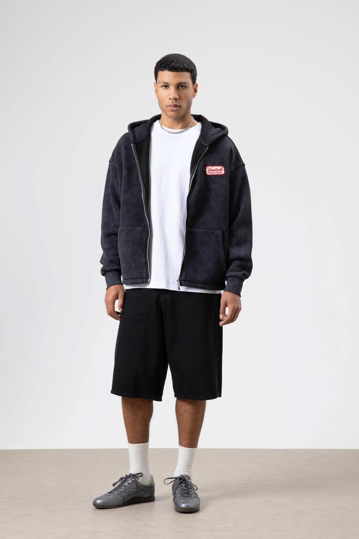 Oversize Zippered Jacket