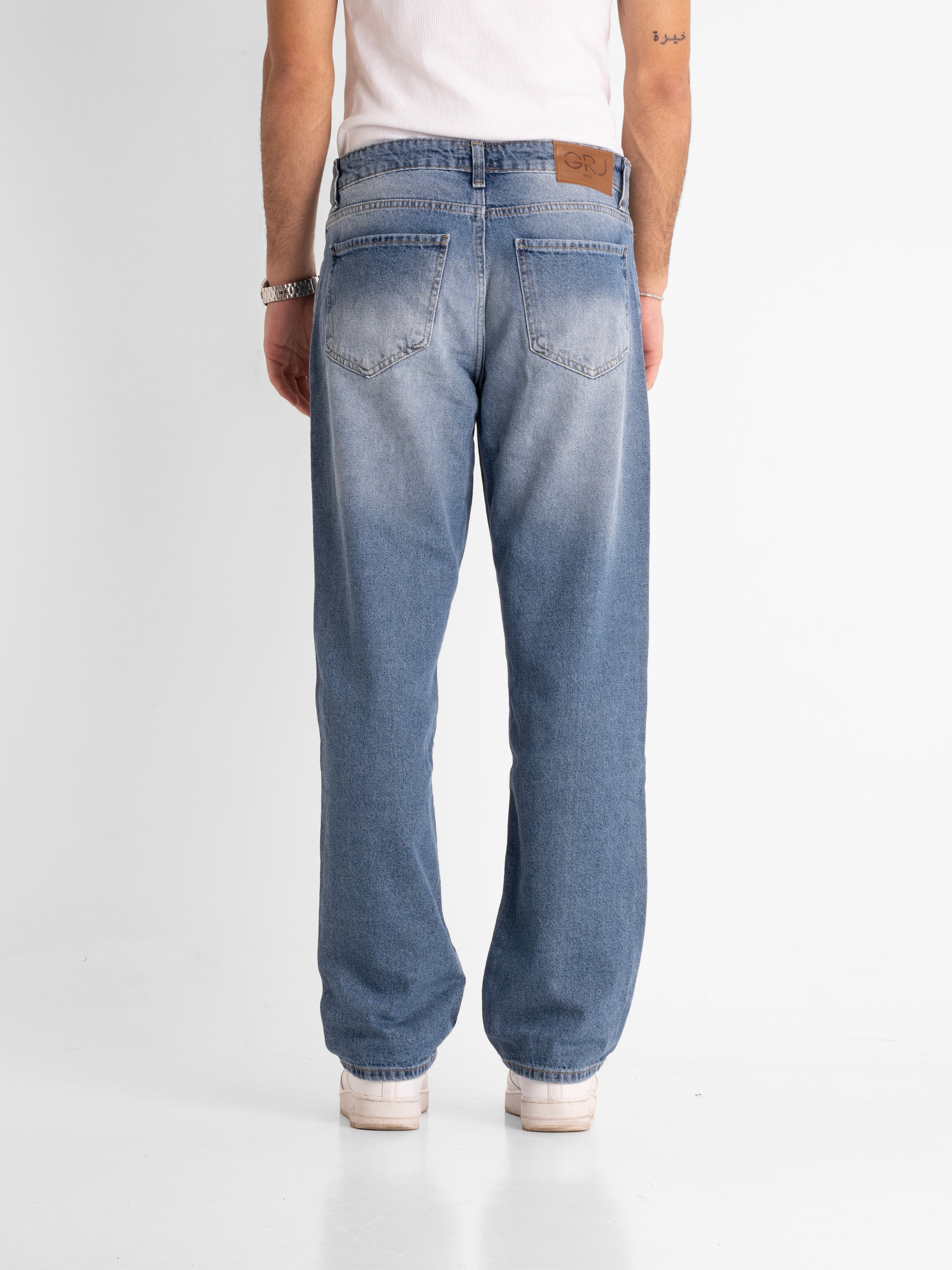 Baggy Jeans - Washed Blue