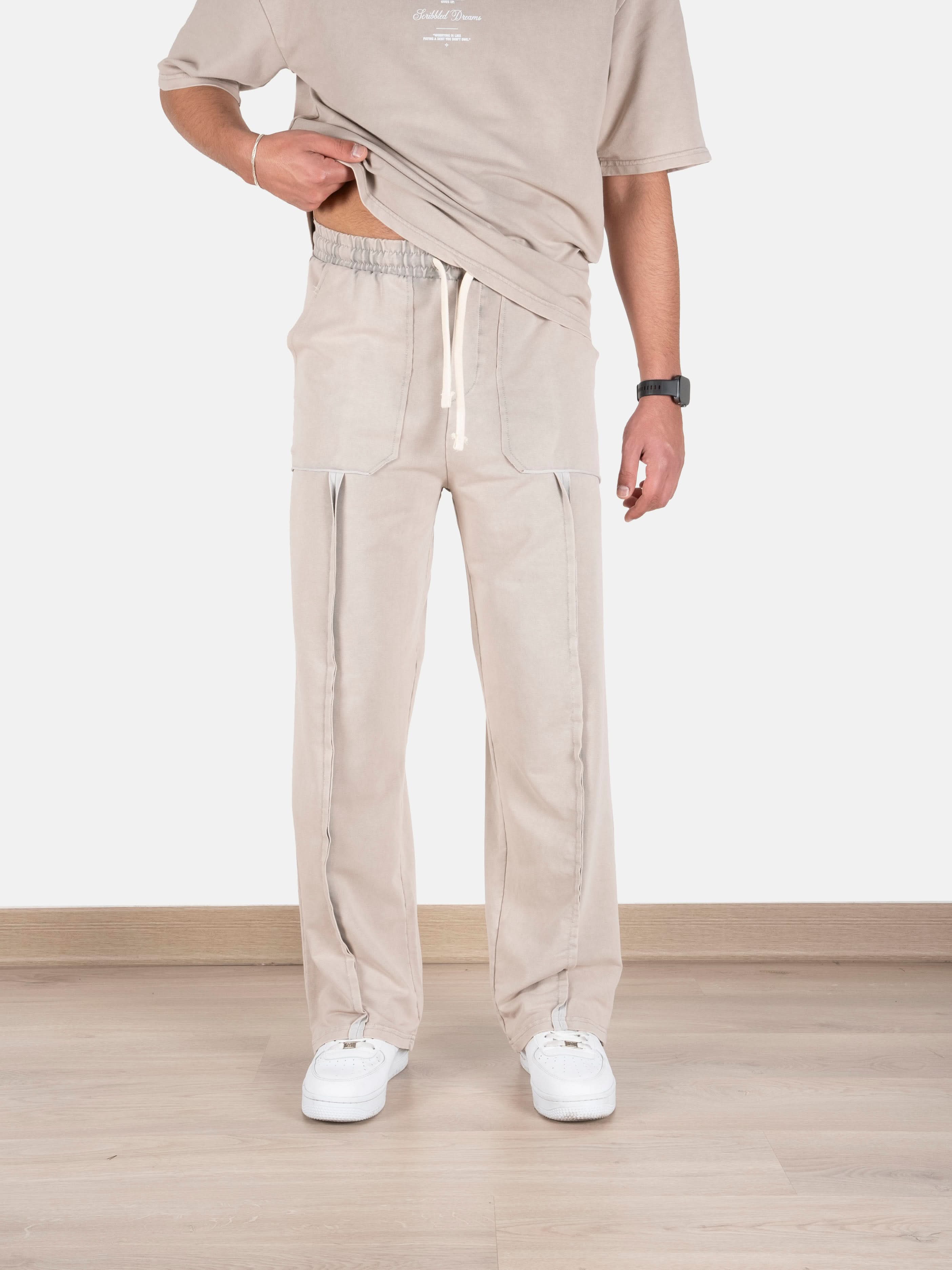 Stiched Baggy Sweatpants - 100% Cotton