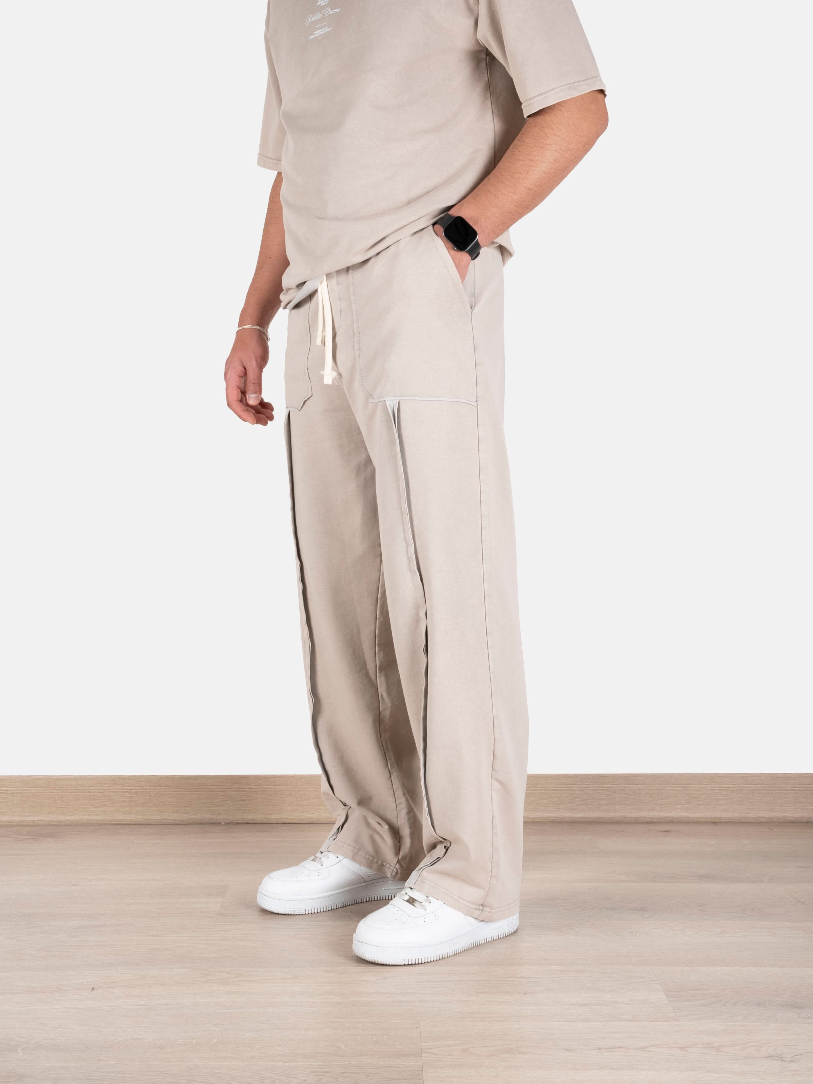 Stiched Baggy Sweatpants - 100% Cotton