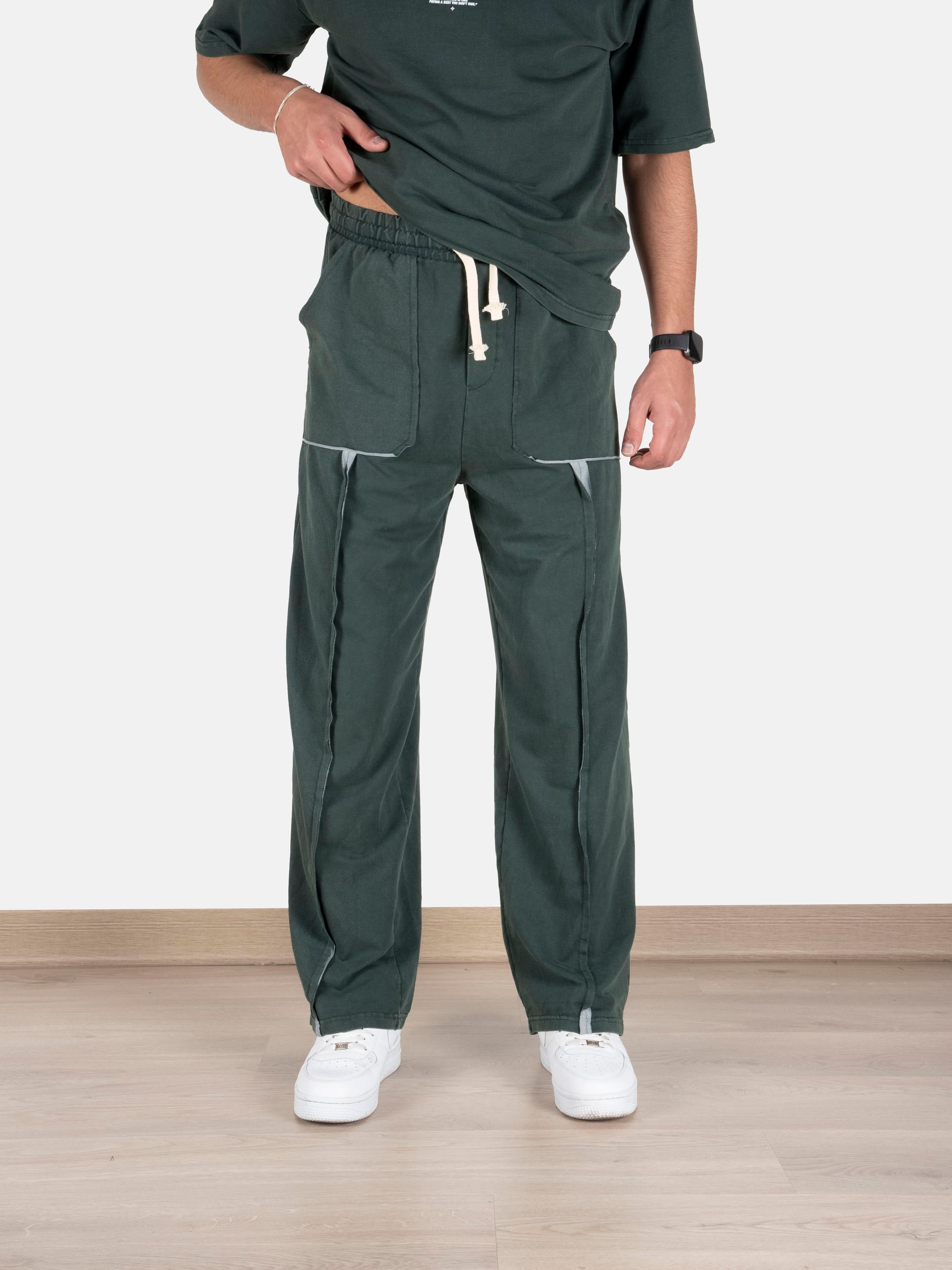 Stiched Baggy Sweatpants - 100% Cotton