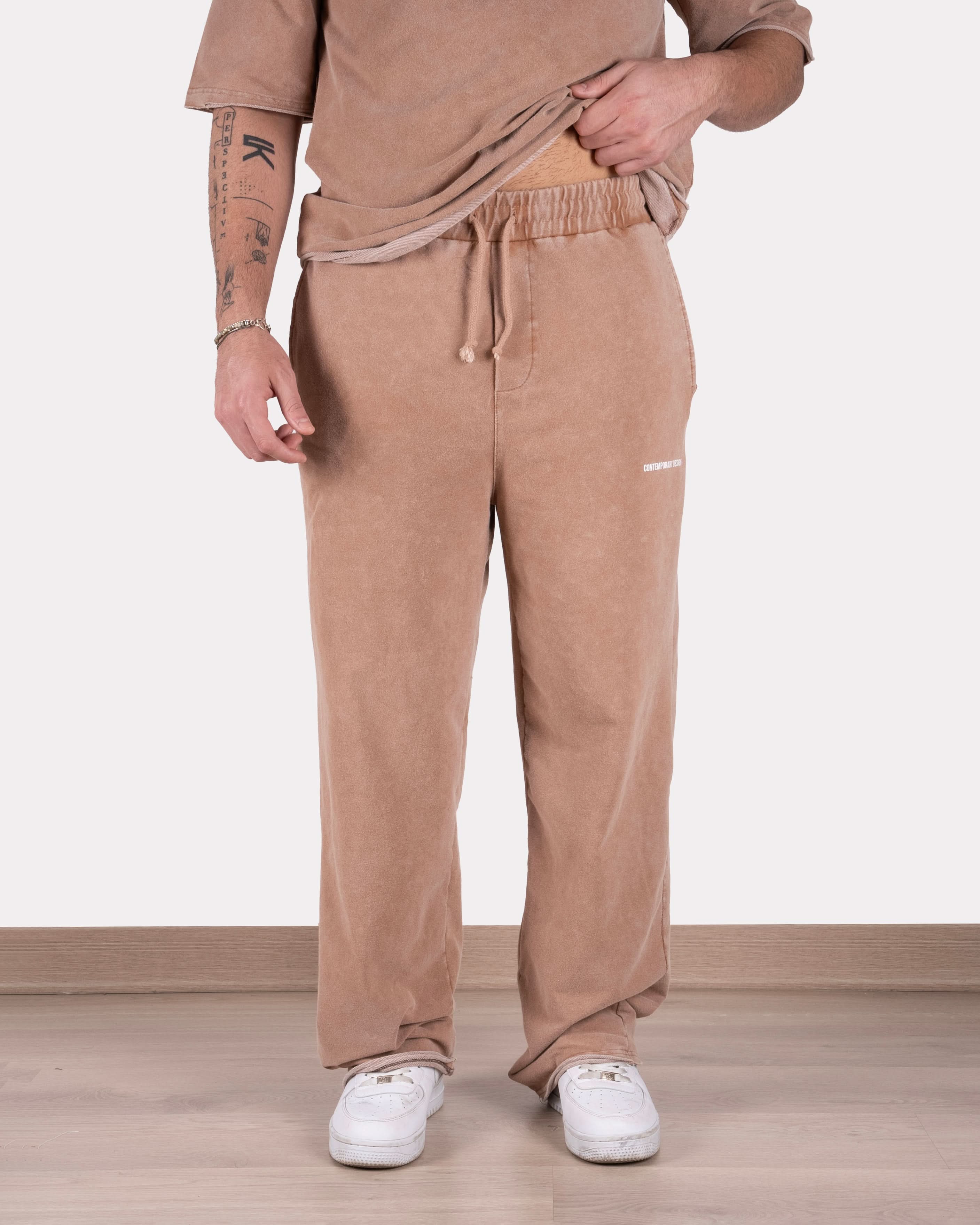 Slogan Baggy Sweatpants - 100% Cotton