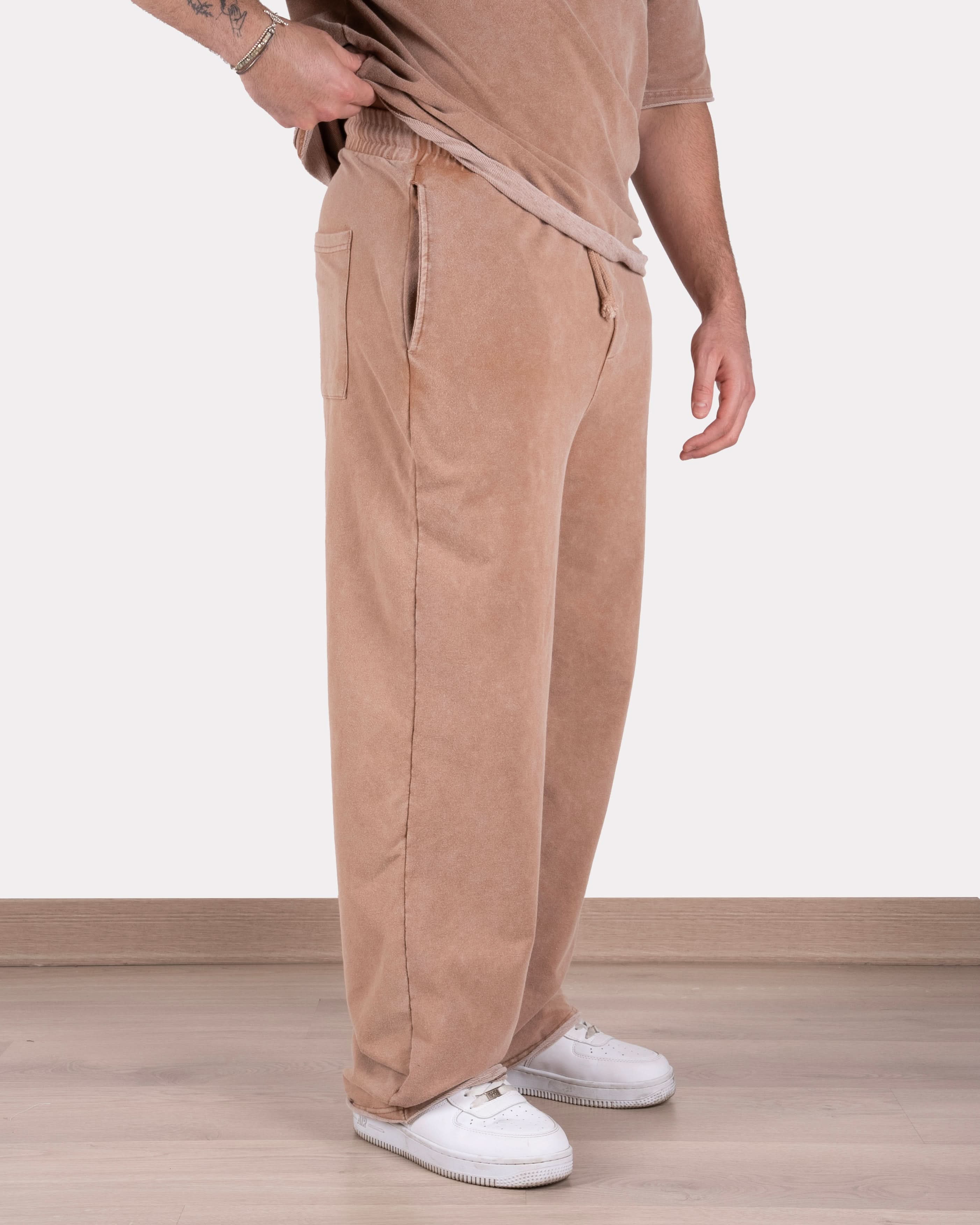 Slogan Baggy Sweatpants - 100% Cotton