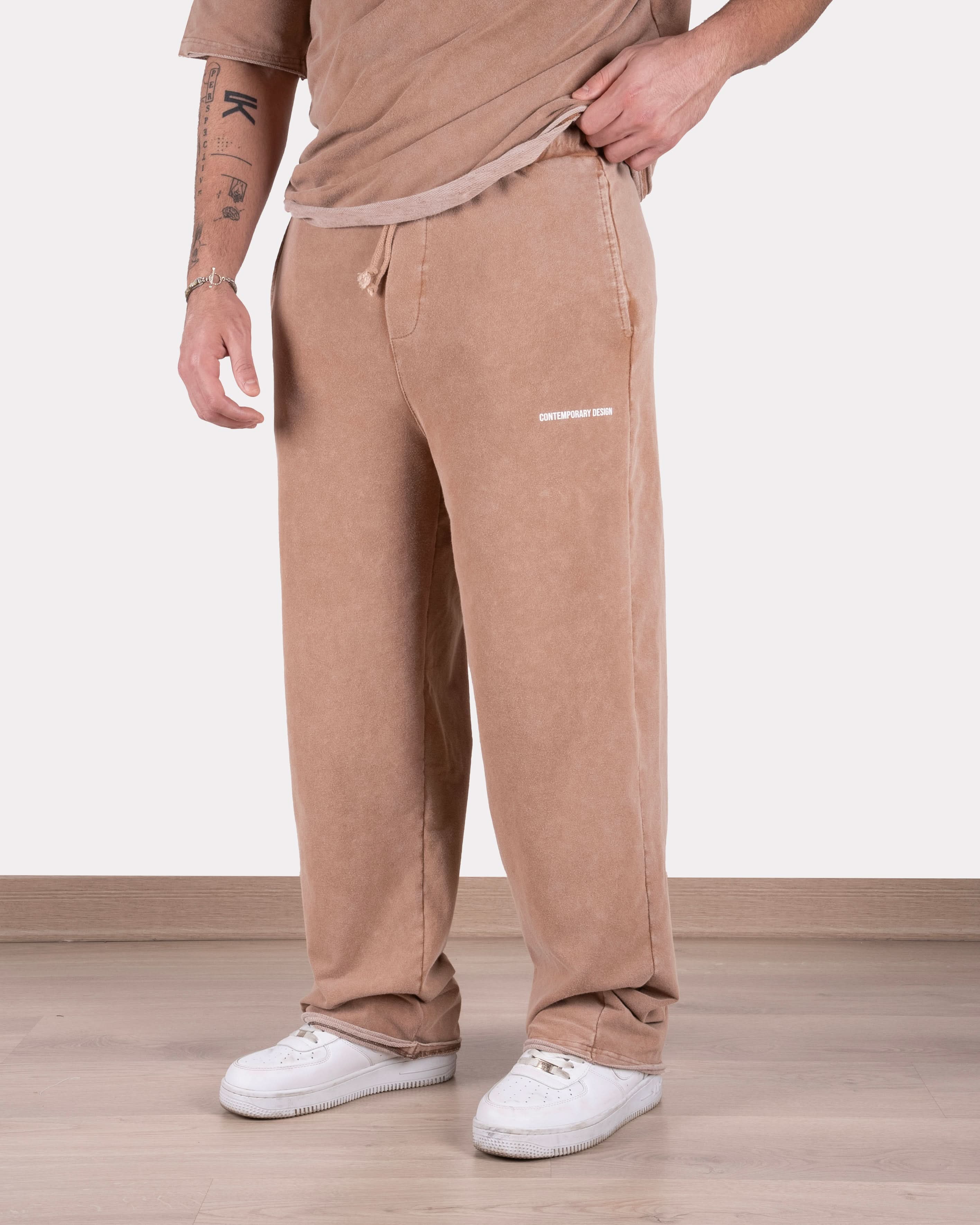 Slogan Baggy Sweatpants - 100% Cotton