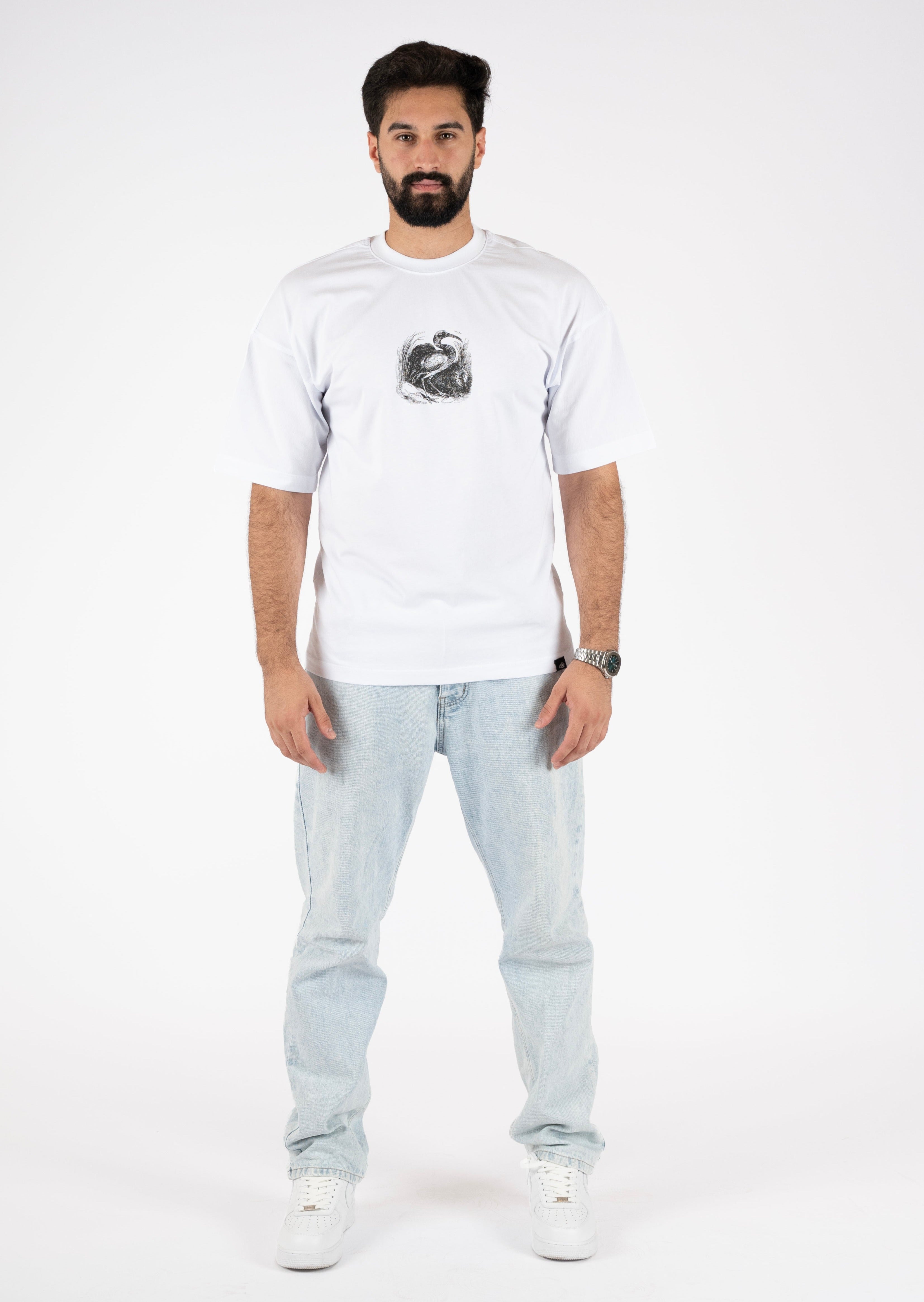 White Bird Off Shoulder T-shirt