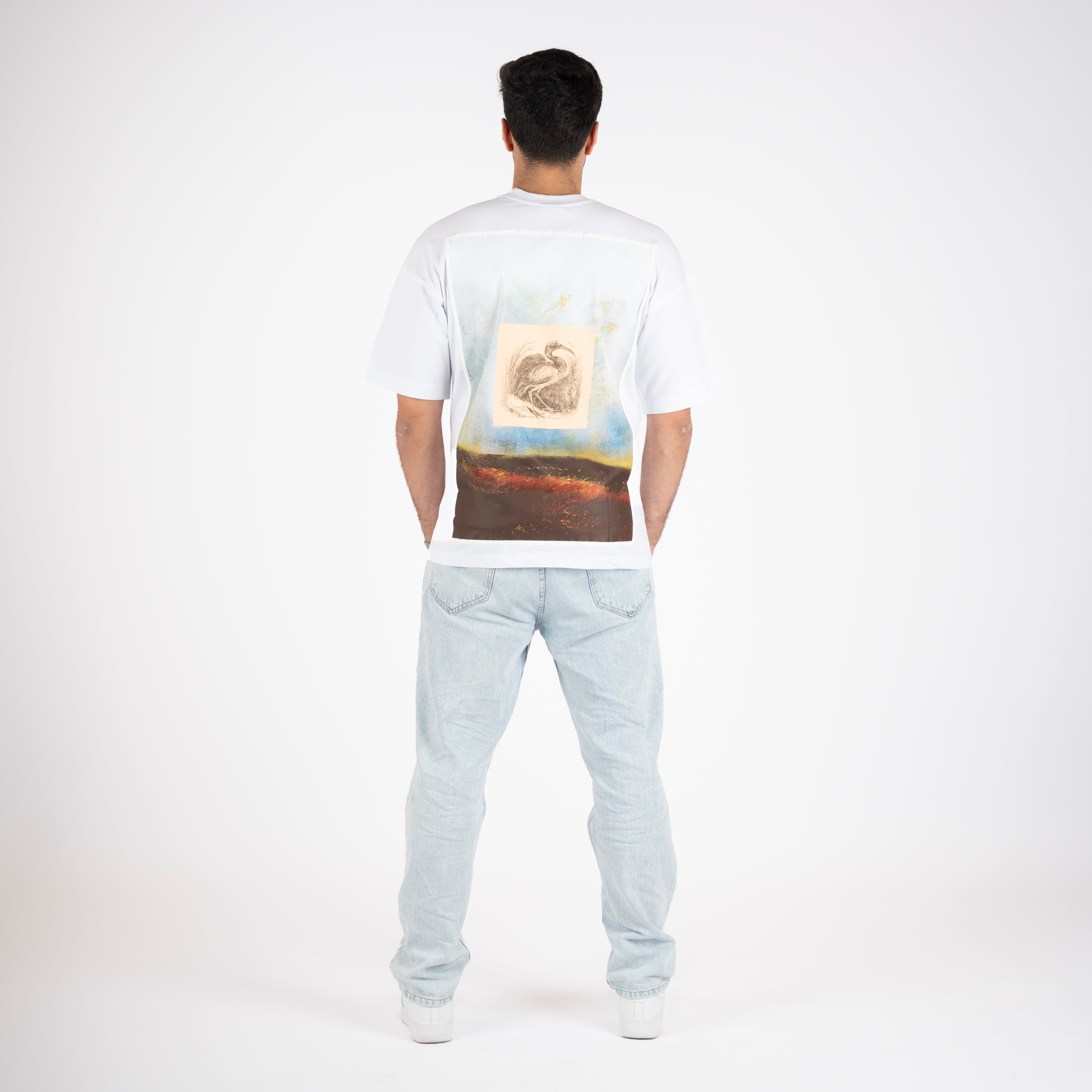 White Bird Off Shoulder T-shirt