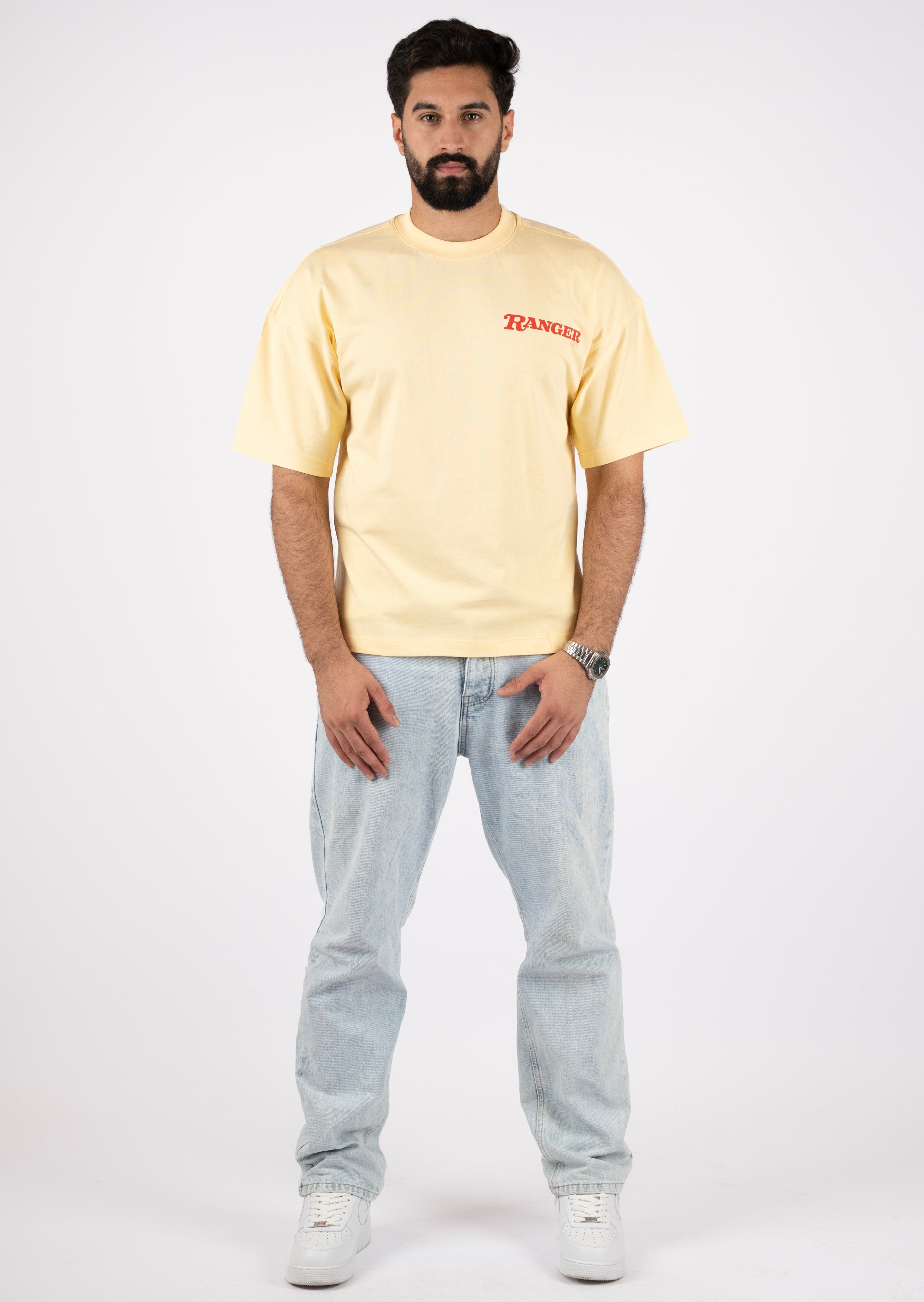 Yellow Ford Ranger Off Shoulder T-shirt