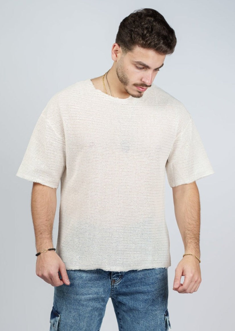 Basic Knit Half Sleeve Tshirt