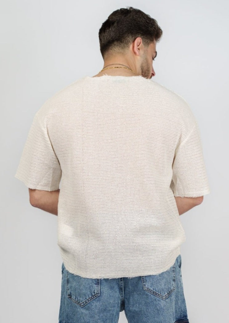 Basic Knit Half Sleeve Tshirt