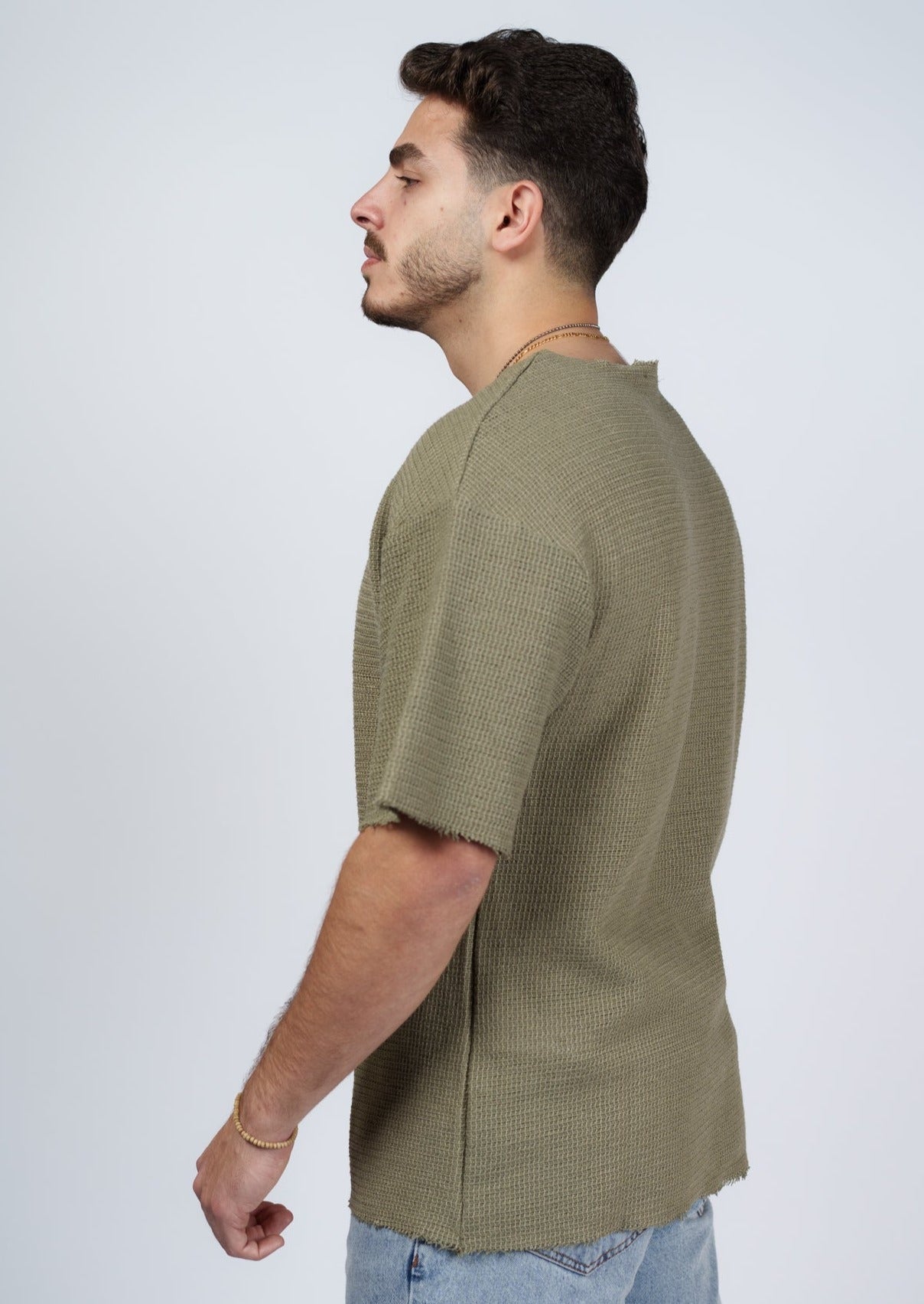 Basic Knit Half Sleeve Tshirt