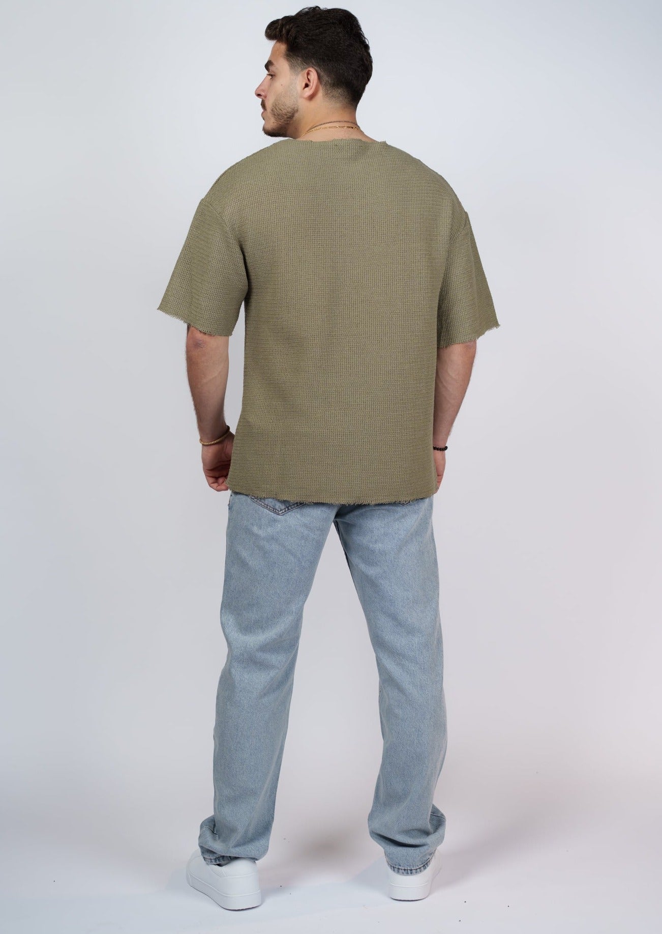 Basic Knit Half Sleeve Tshirt