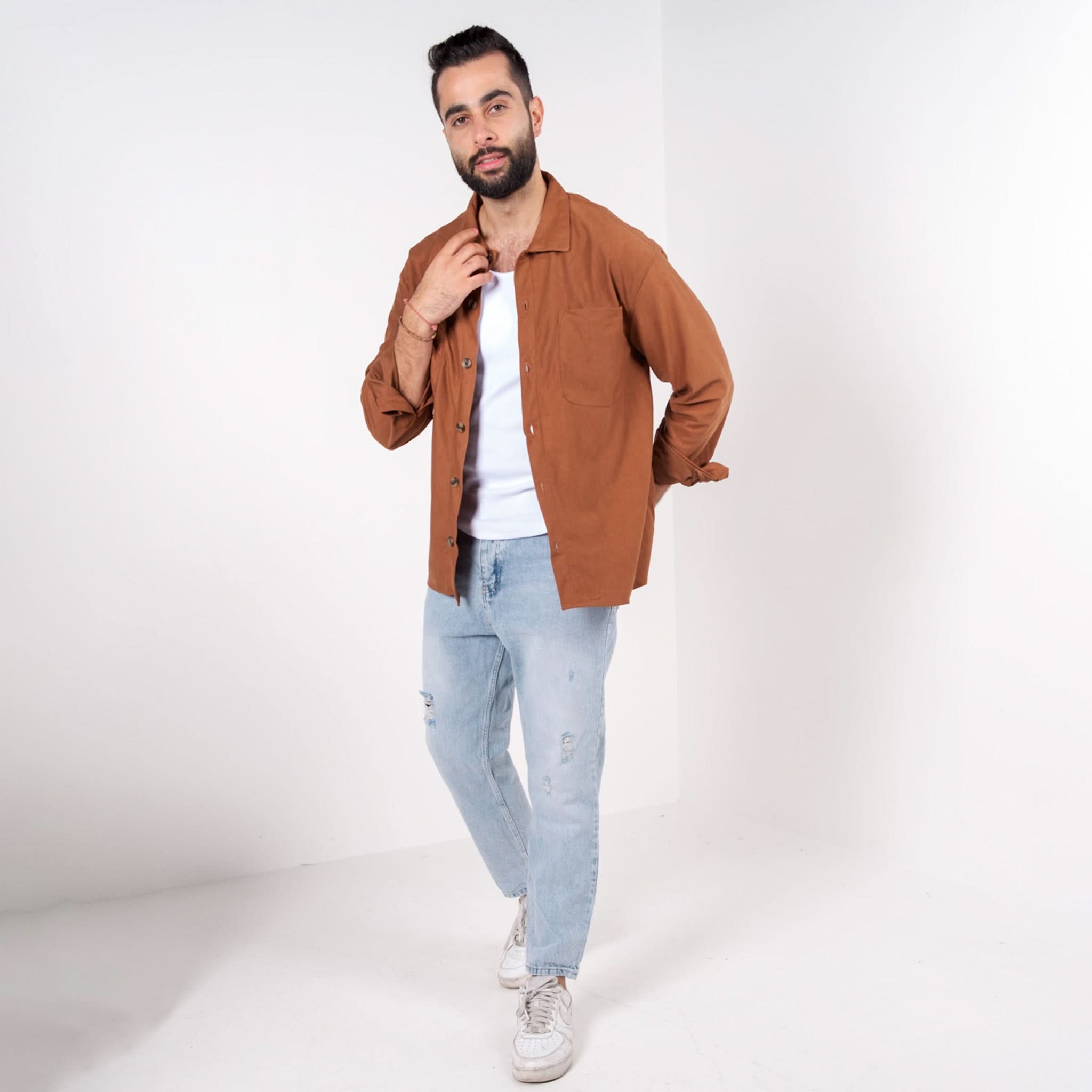 Easy Breeze Brown Shirt