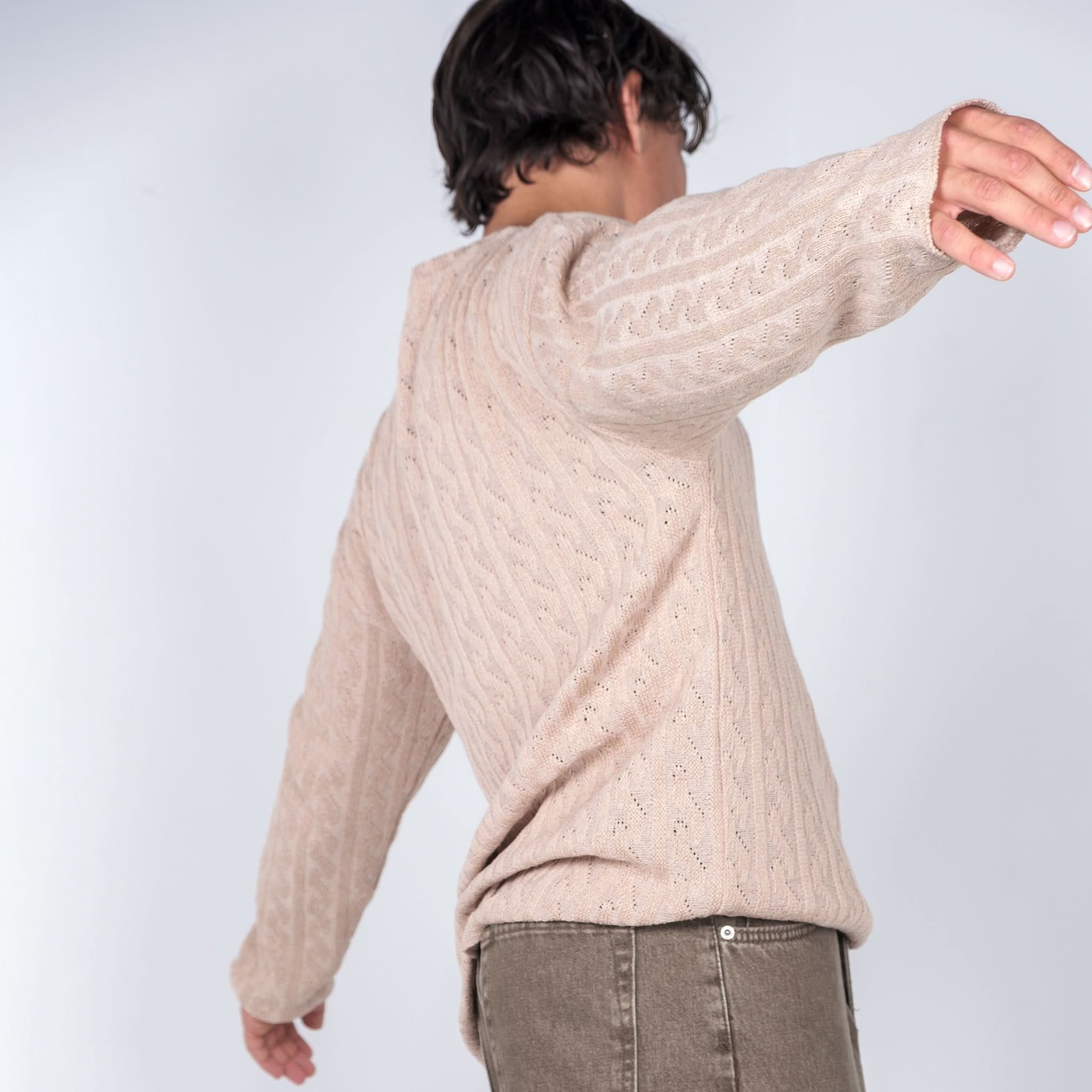 Beige Classic Knitwear