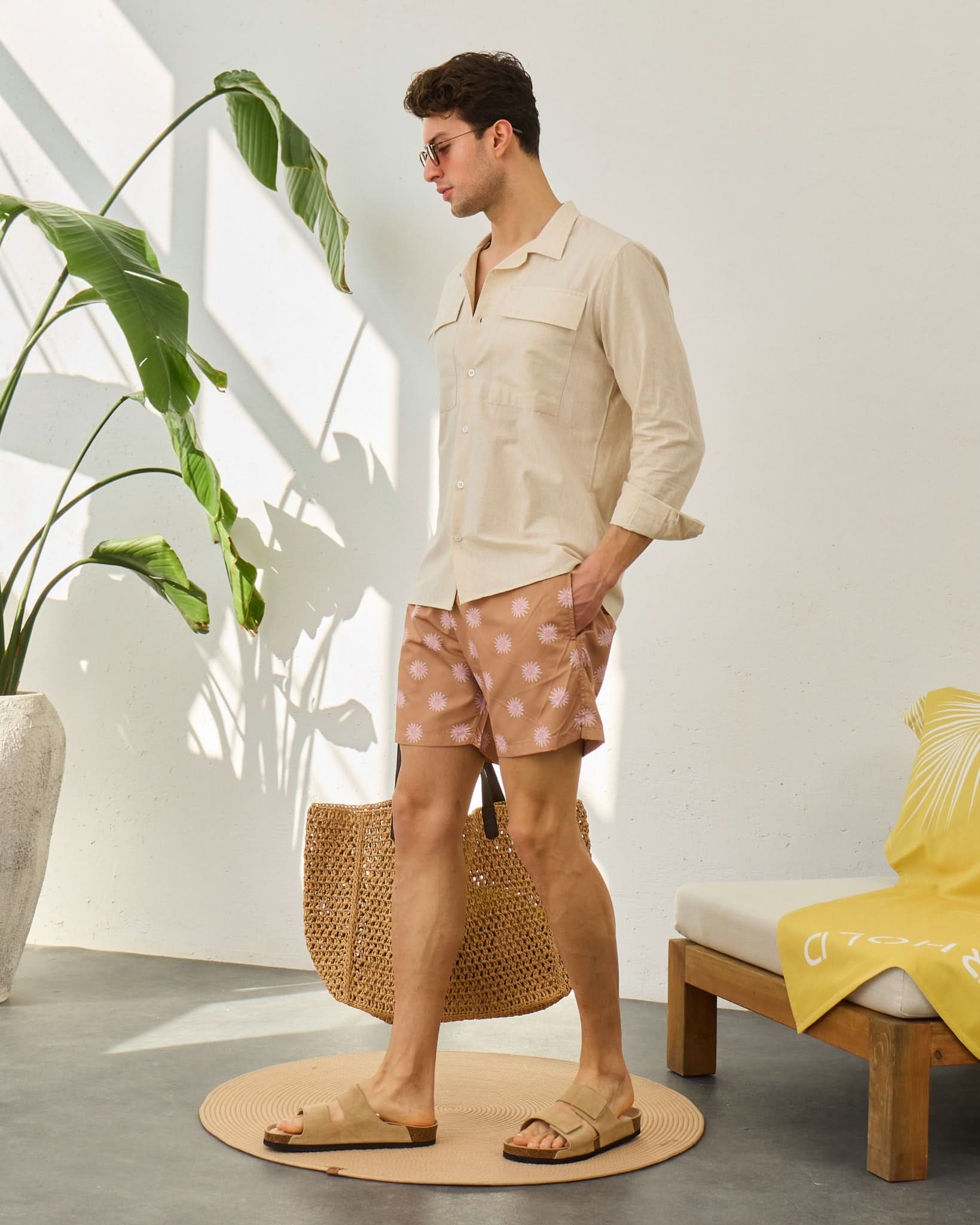 Sea Flower Swiming Shorts