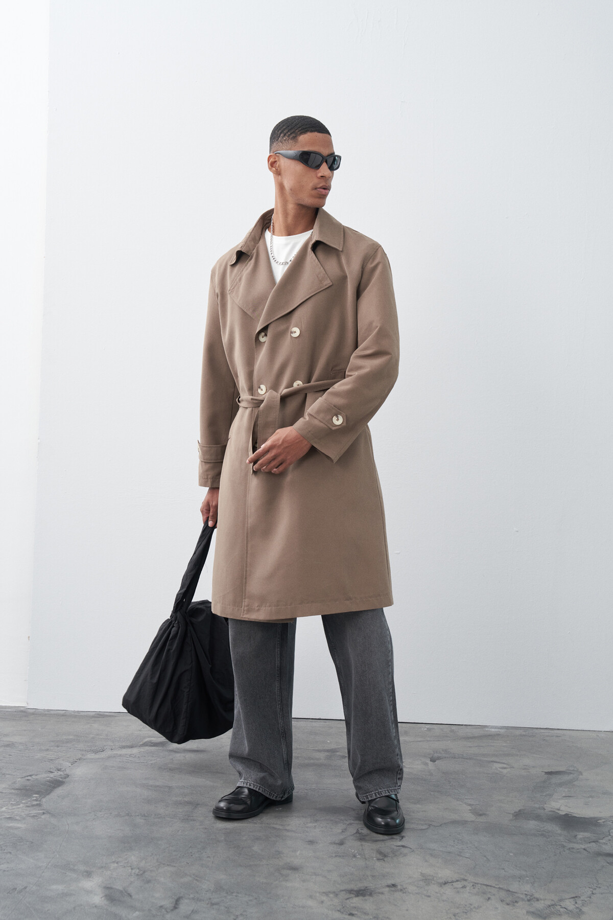 Urban Coffee Trench Coat