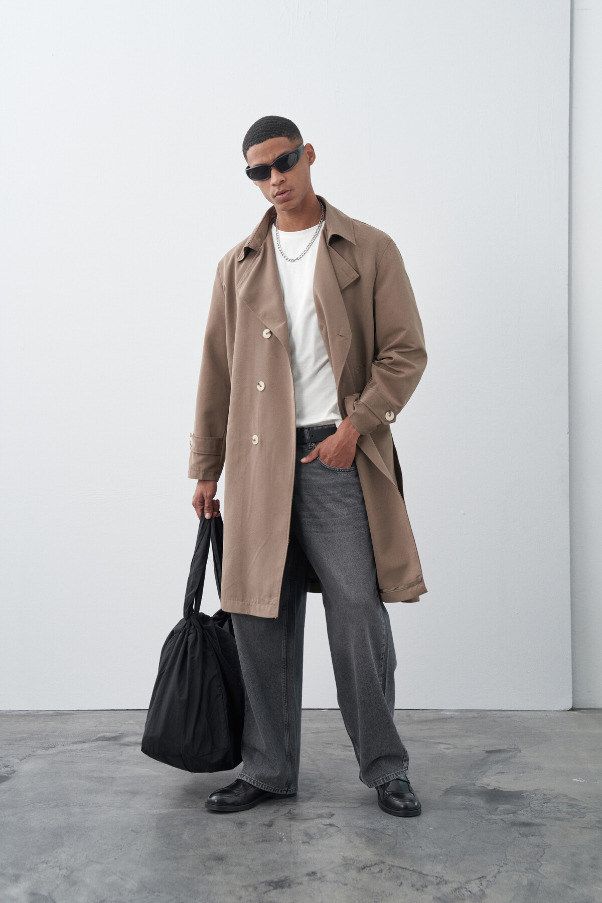 Urban Coffee Trench Coat