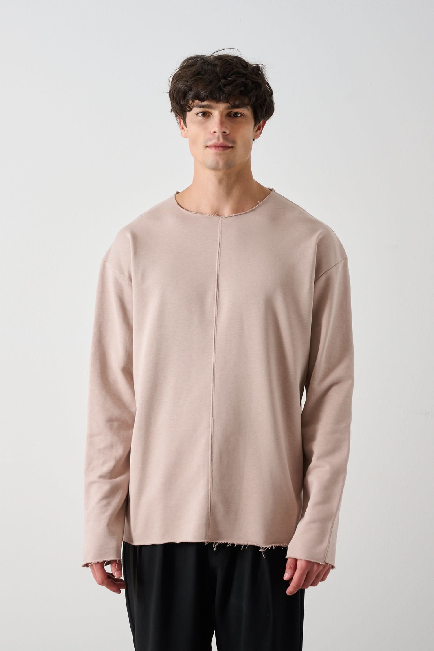 Basic Sweater - Grayish Red