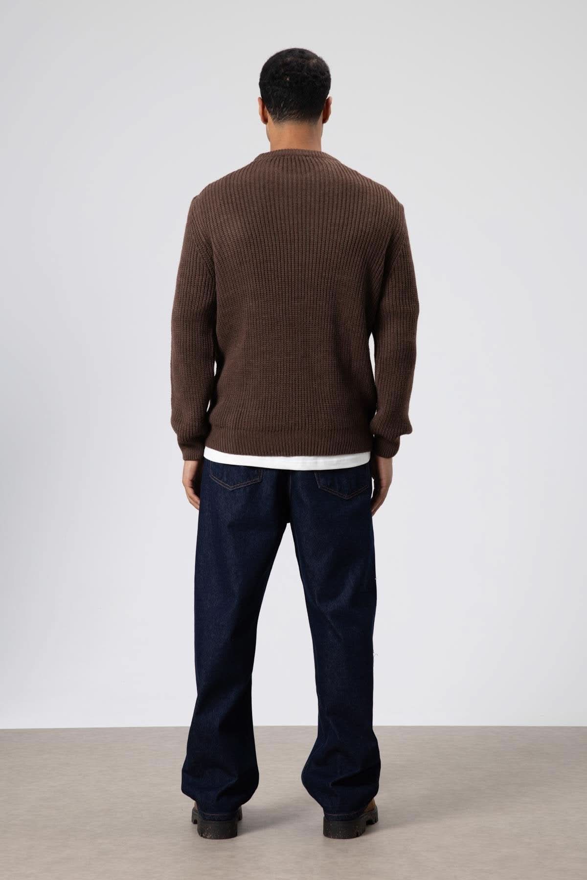 Crew Neck Knitwear Sweater