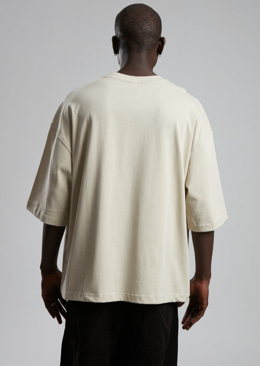 Over Sized Mid Sleeve T-shirt