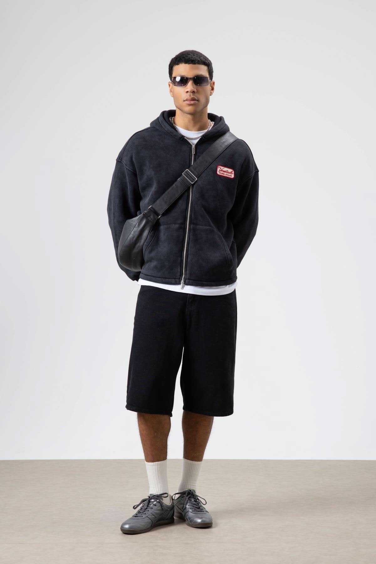 Oversize Zippered Jacket