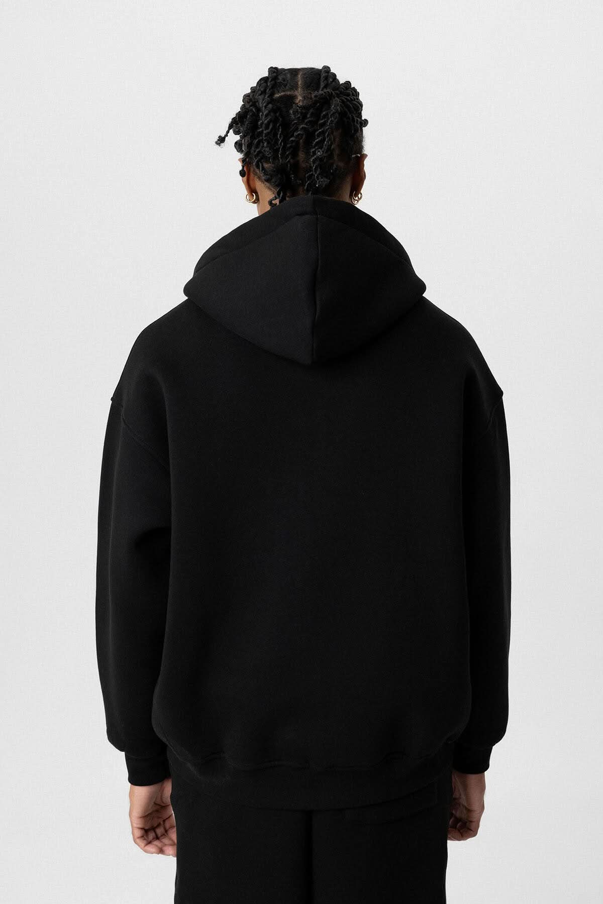Basic Oversized Jacket in Black