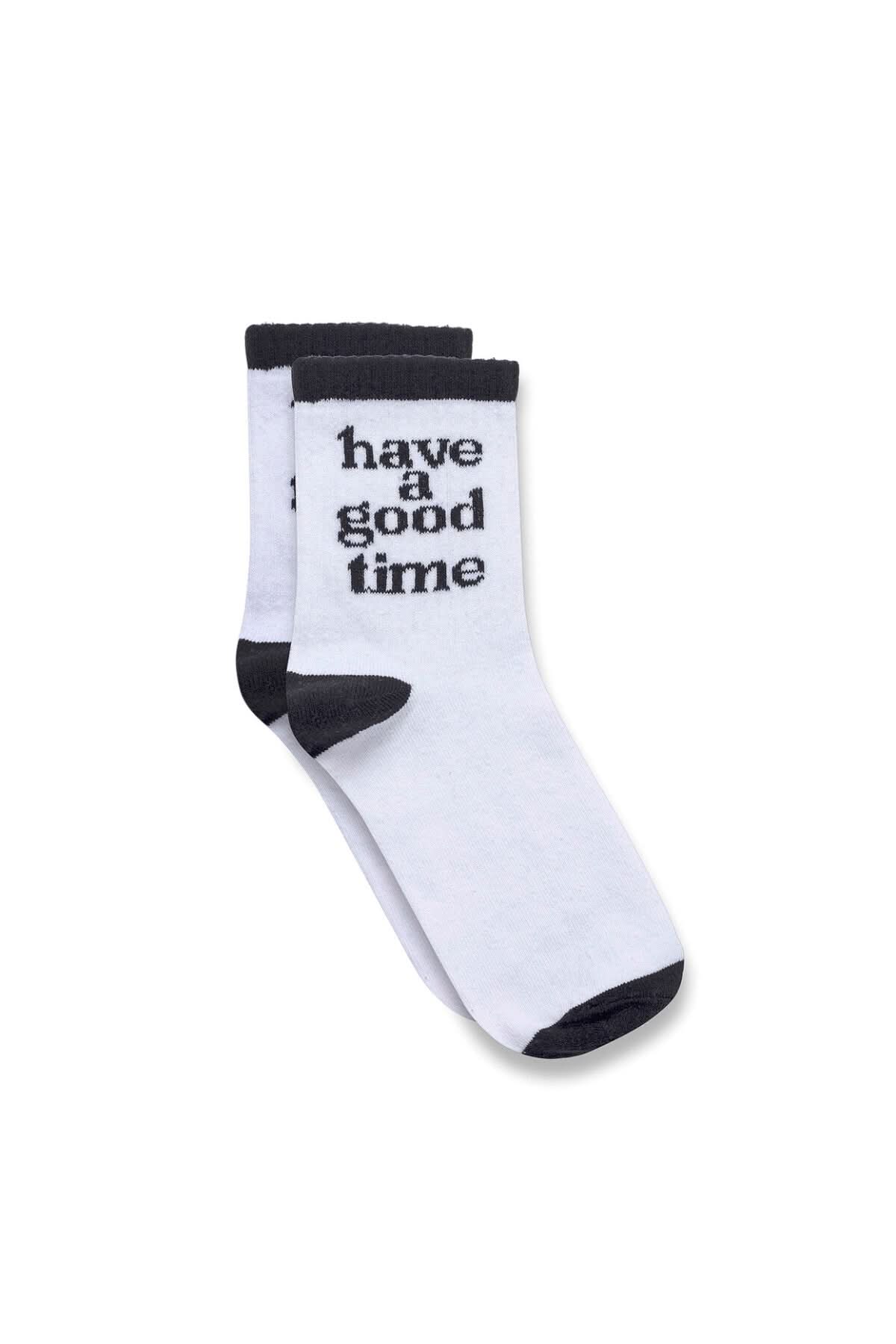 Have a good time White Socks