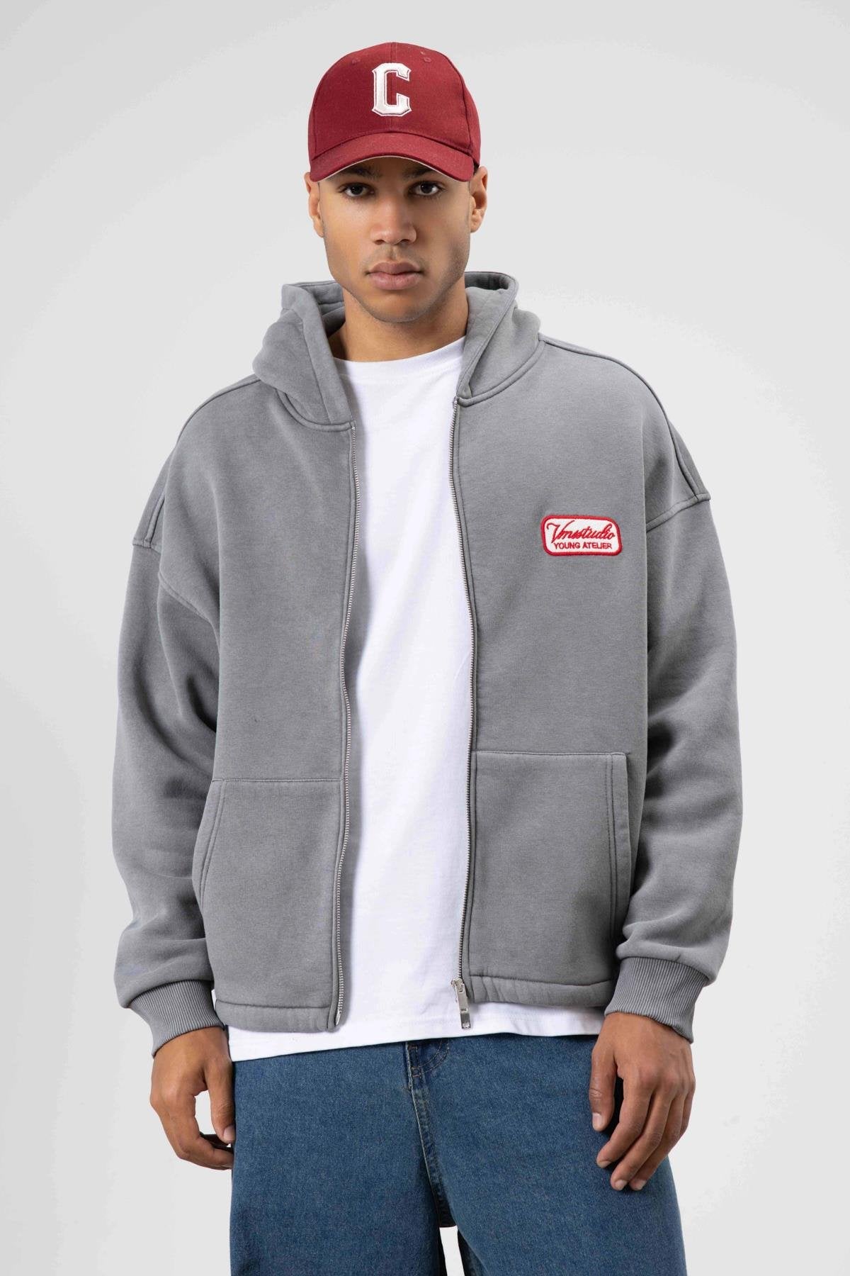 Oversize Zippered Jacket