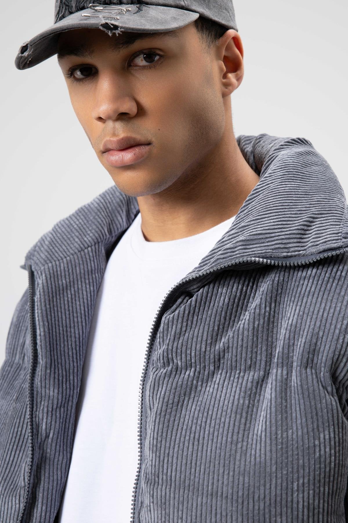 Velvet Puffer Jacket