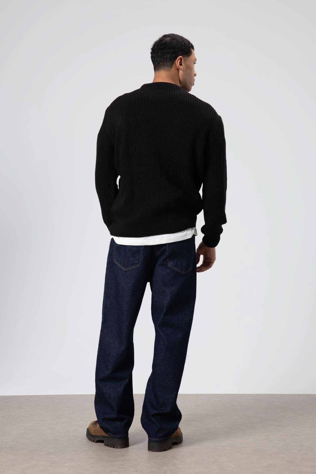 Crew Neck Knitwear Sweater