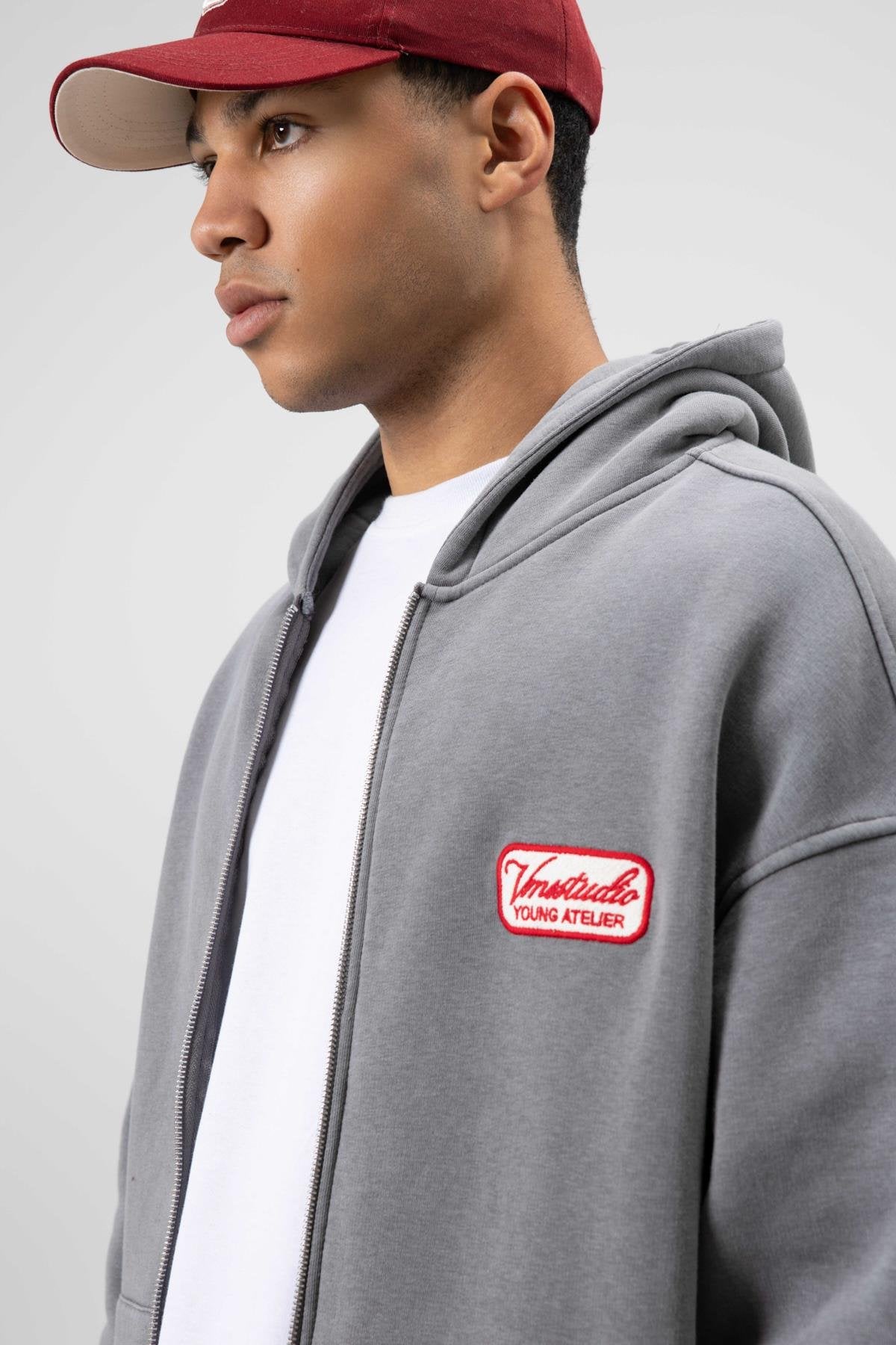 Oversize Zippered Jacket