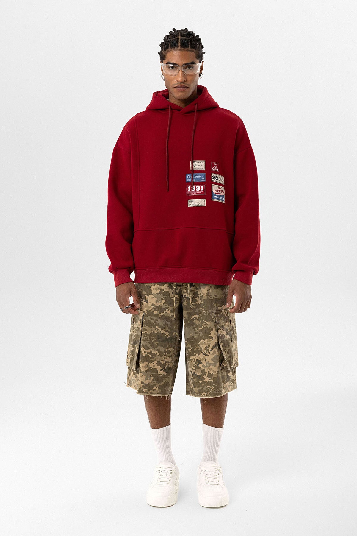 Stamps Hoodie - Red