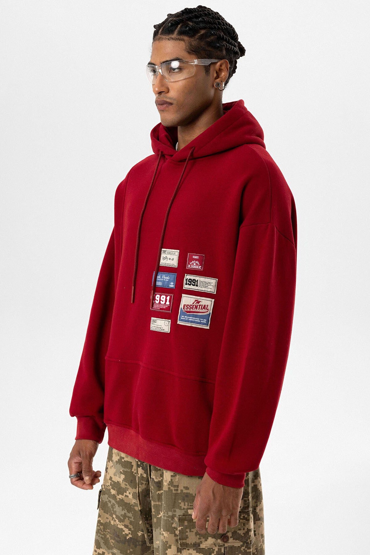 Stamps Hoodie - Red